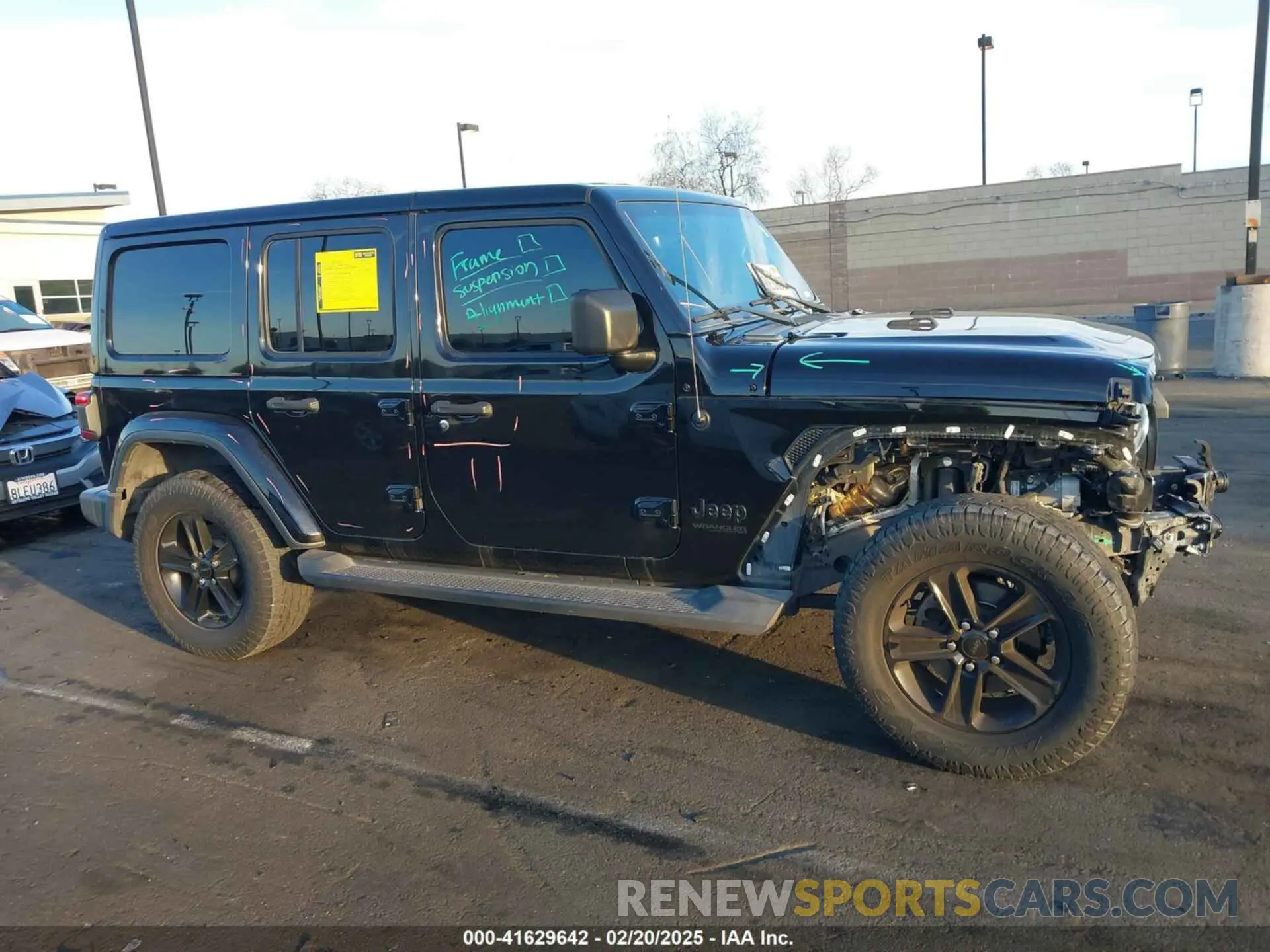 14 fotografías del automóvil dañado 1C4HJXEG3LW211192 JEEP WRANGLER UNLIMITED 2020