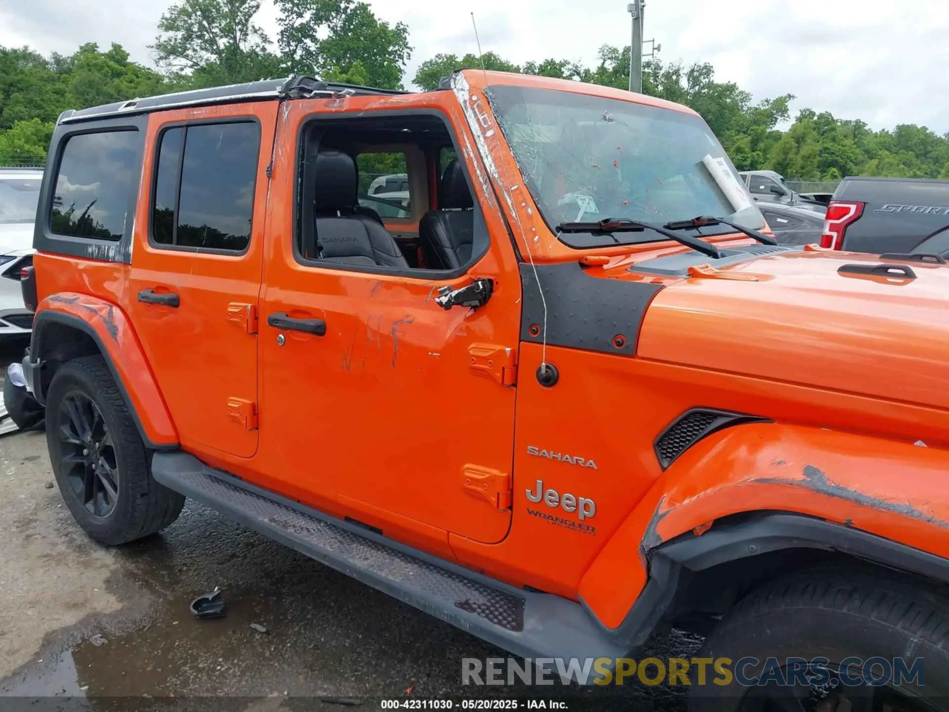 6 fotografías del automóvil dañado 1C4HJXEG5LW232965 JEEP WRANGLER UNLIMITED 2020