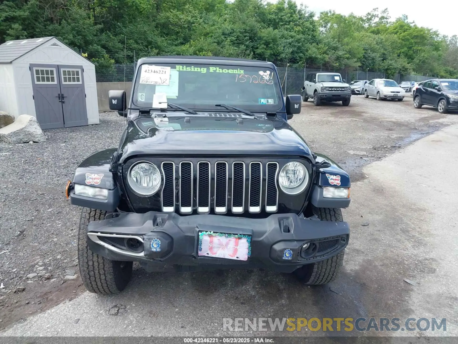 12 fotografías del automóvil dañado 1C4HJXEN0LW157266 JEEP WRANGLER UNLIMITED 2020