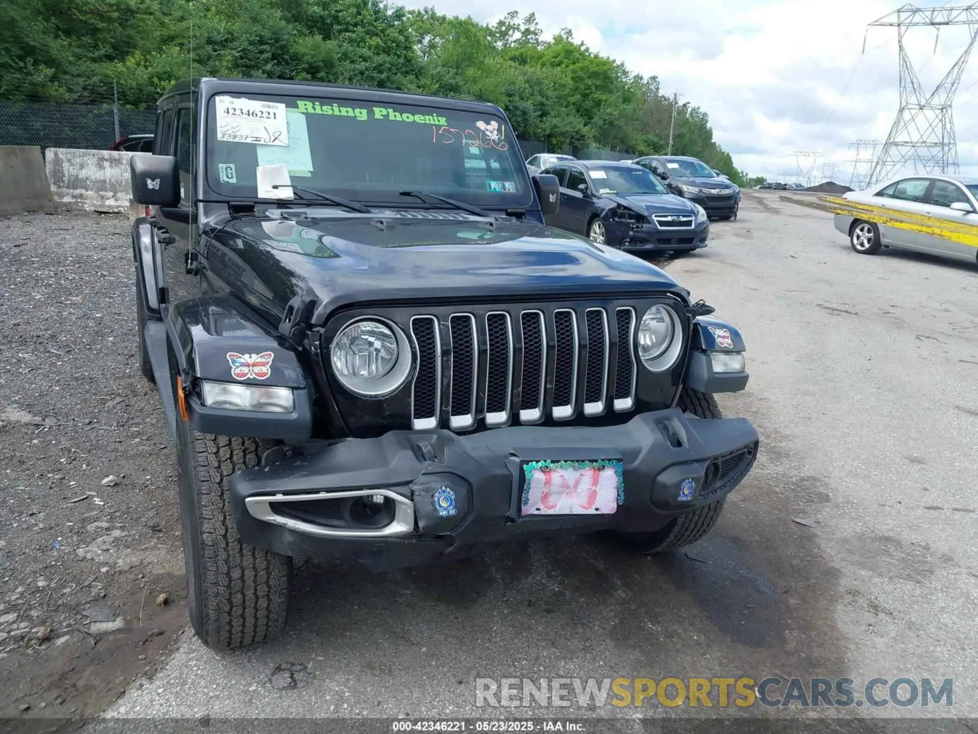 6 fotografías del automóvil dañado 1C4HJXEN0LW157266 JEEP WRANGLER UNLIMITED 2020