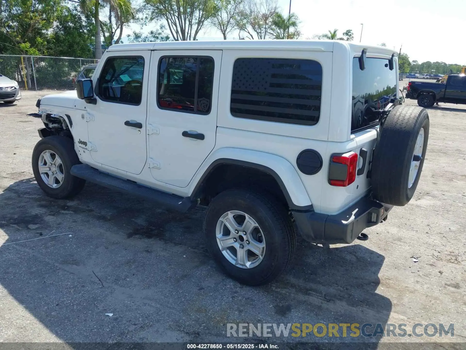3 fotografías del automóvil dañado 1C4HJXEN1LW104950 JEEP WRANGLER UNLIMITED 2020