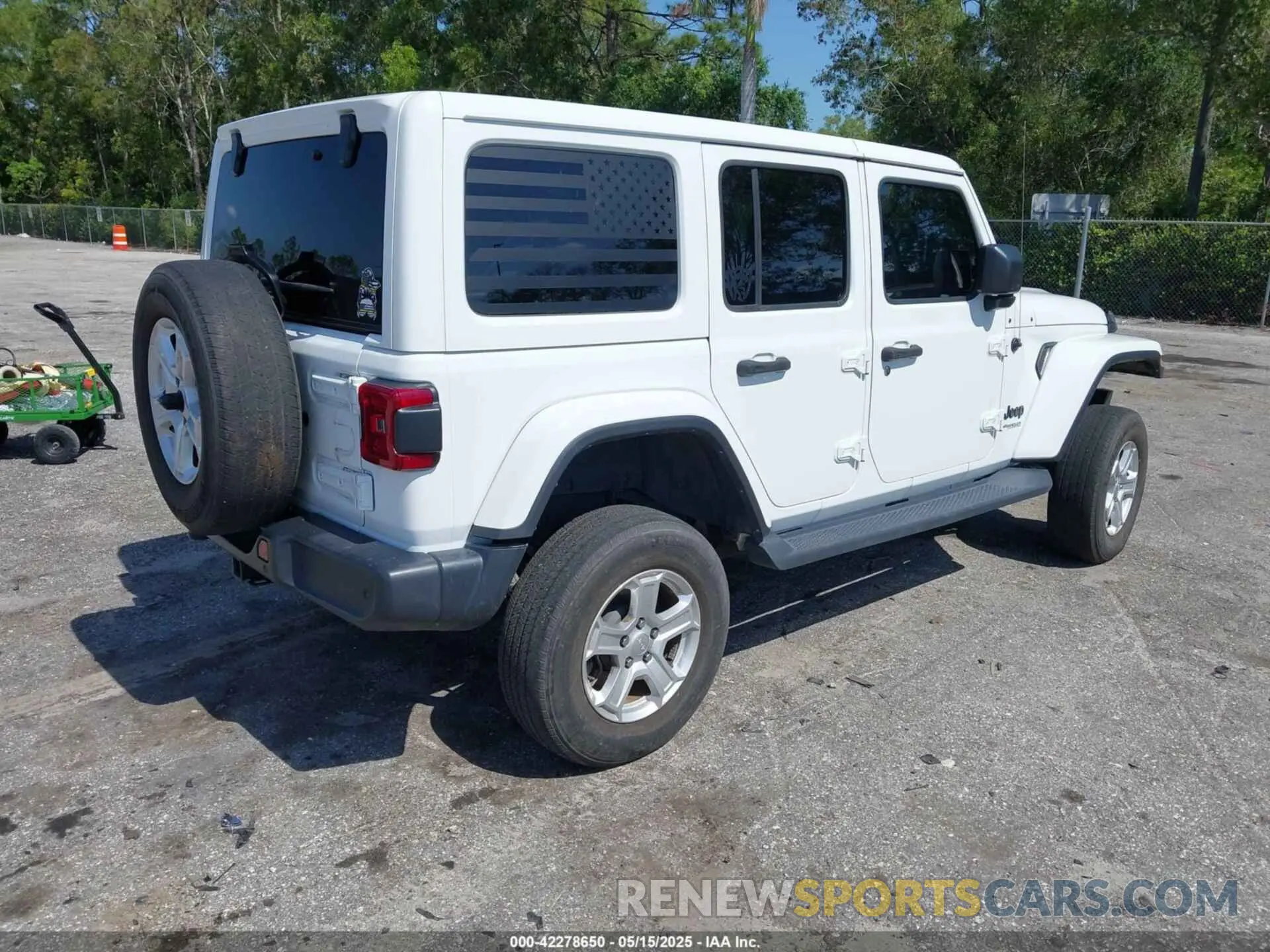4 fotografías del automóvil dañado 1C4HJXEN1LW104950 JEEP WRANGLER UNLIMITED 2020