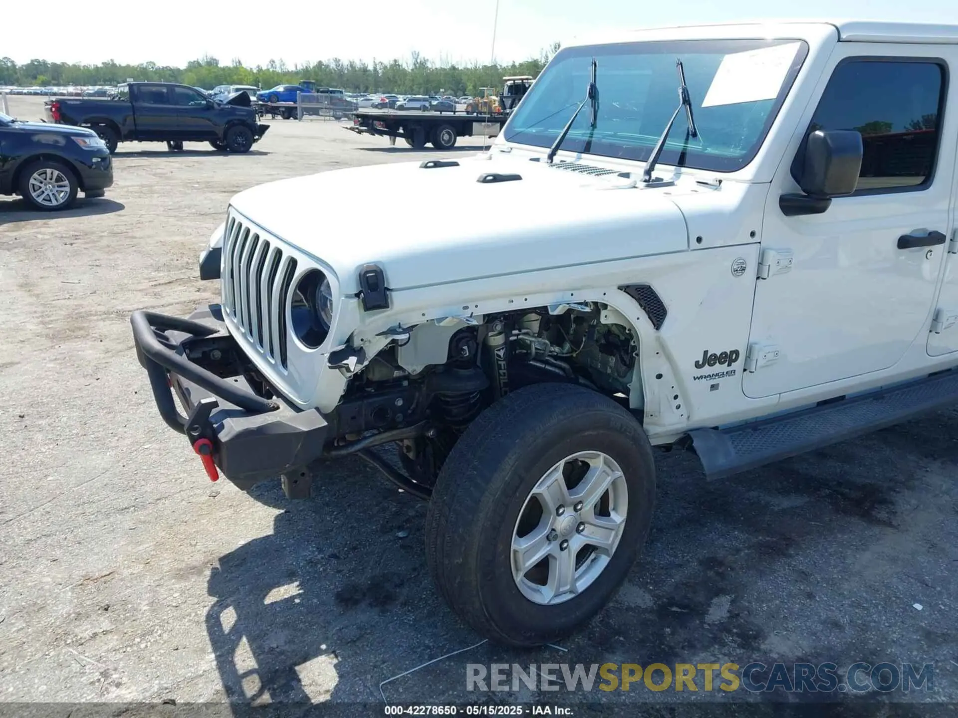 6 fotografías del automóvil dañado 1C4HJXEN1LW104950 JEEP WRANGLER UNLIMITED 2020