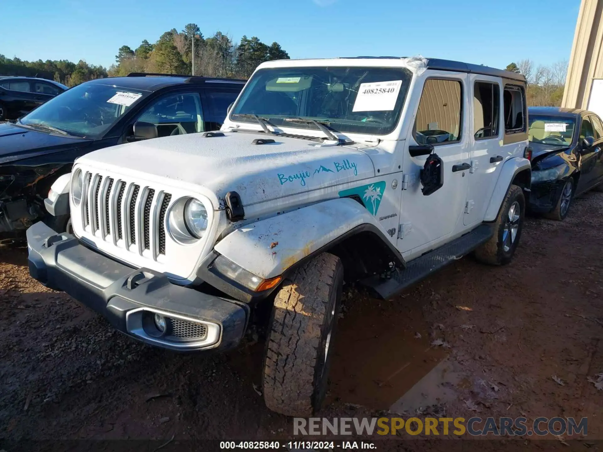 2 fotografías del automóvil dañado 1C4HJXEN2LW267929 JEEP WRANGLER UNLIMITED 2020