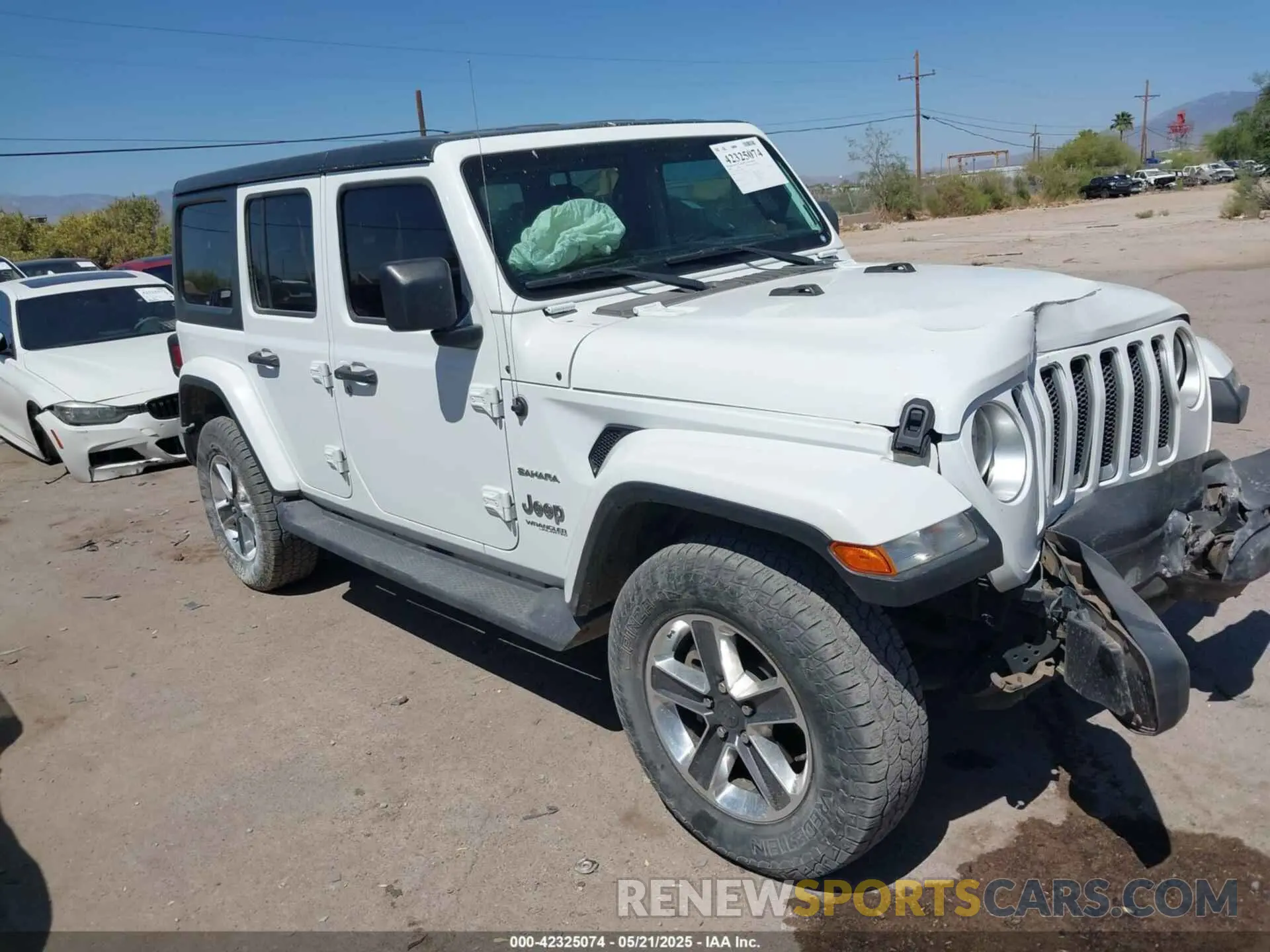 1 fotografías del automóvil dañado 1C4HJXEN3LW159867 JEEP WRANGLER UNLIMITED 2020