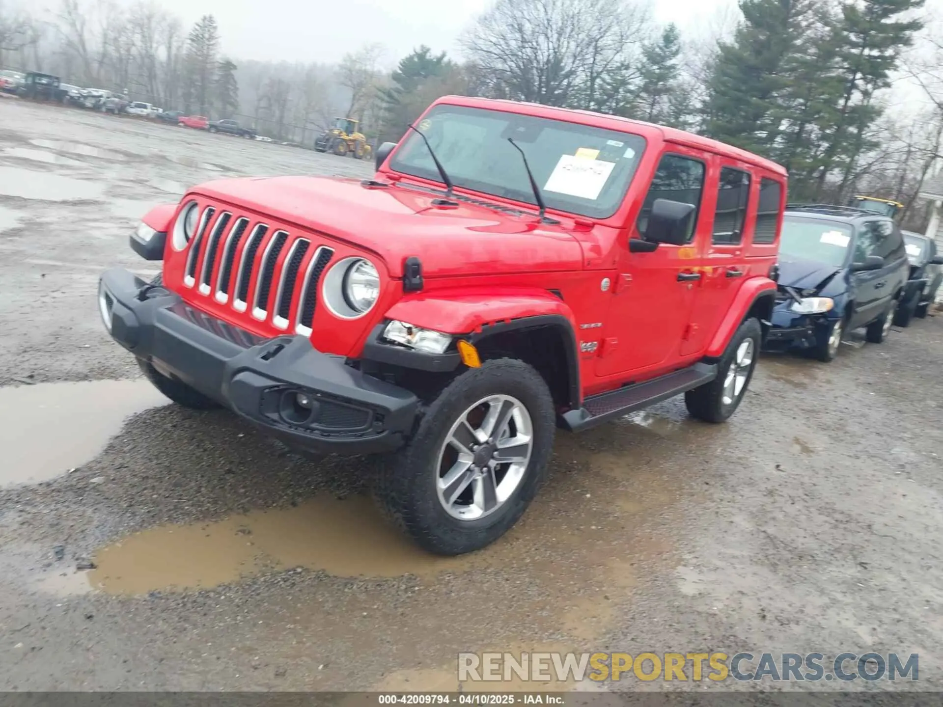 2 fotografías del automóvil dañado 1C4HJXEN3LW232316 JEEP WRANGLER UNLIMITED 2020