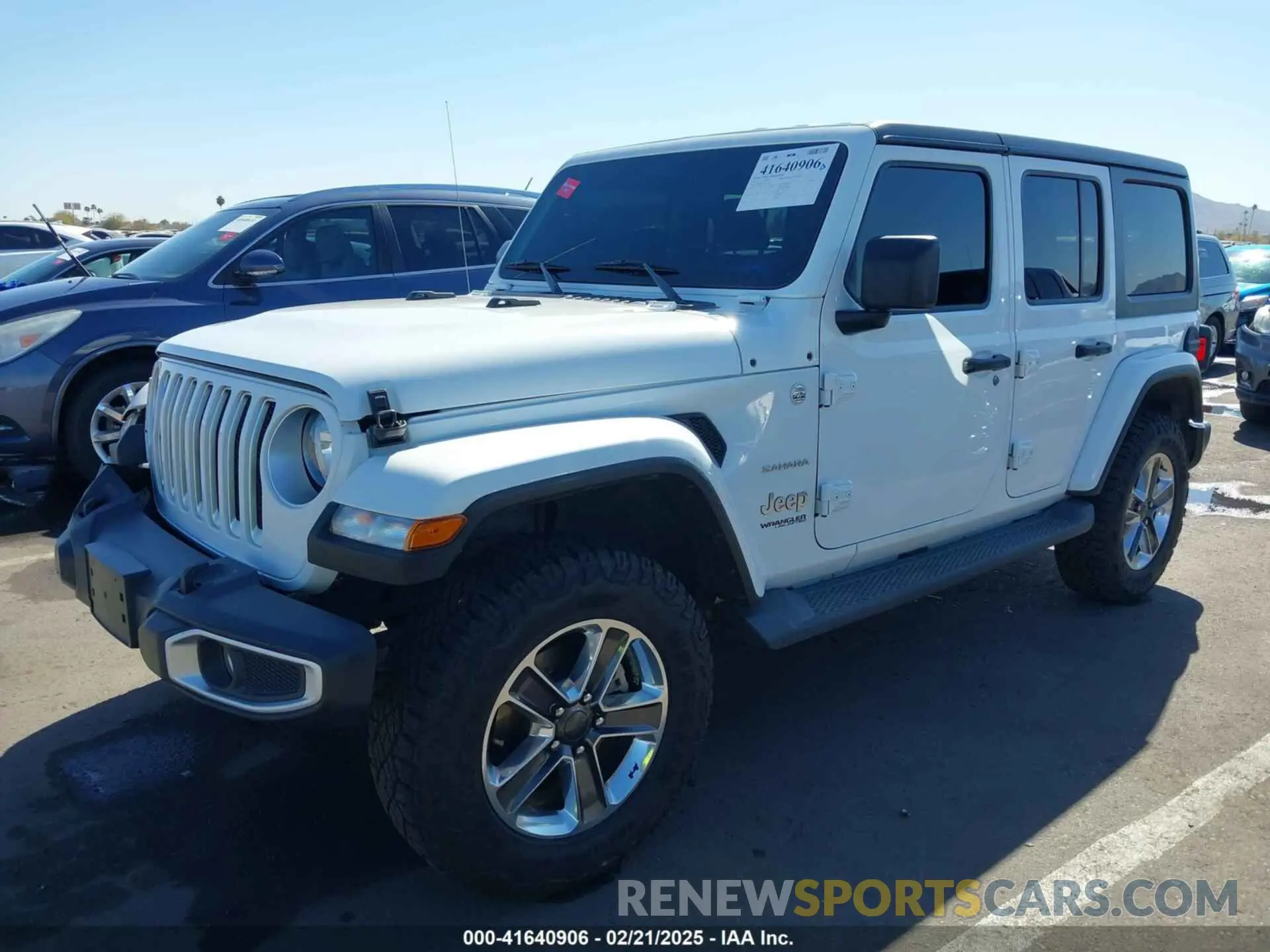 2 fotografías del automóvil dañado 1C4HJXEN5LW277208 JEEP WRANGLER UNLIMITED 2020