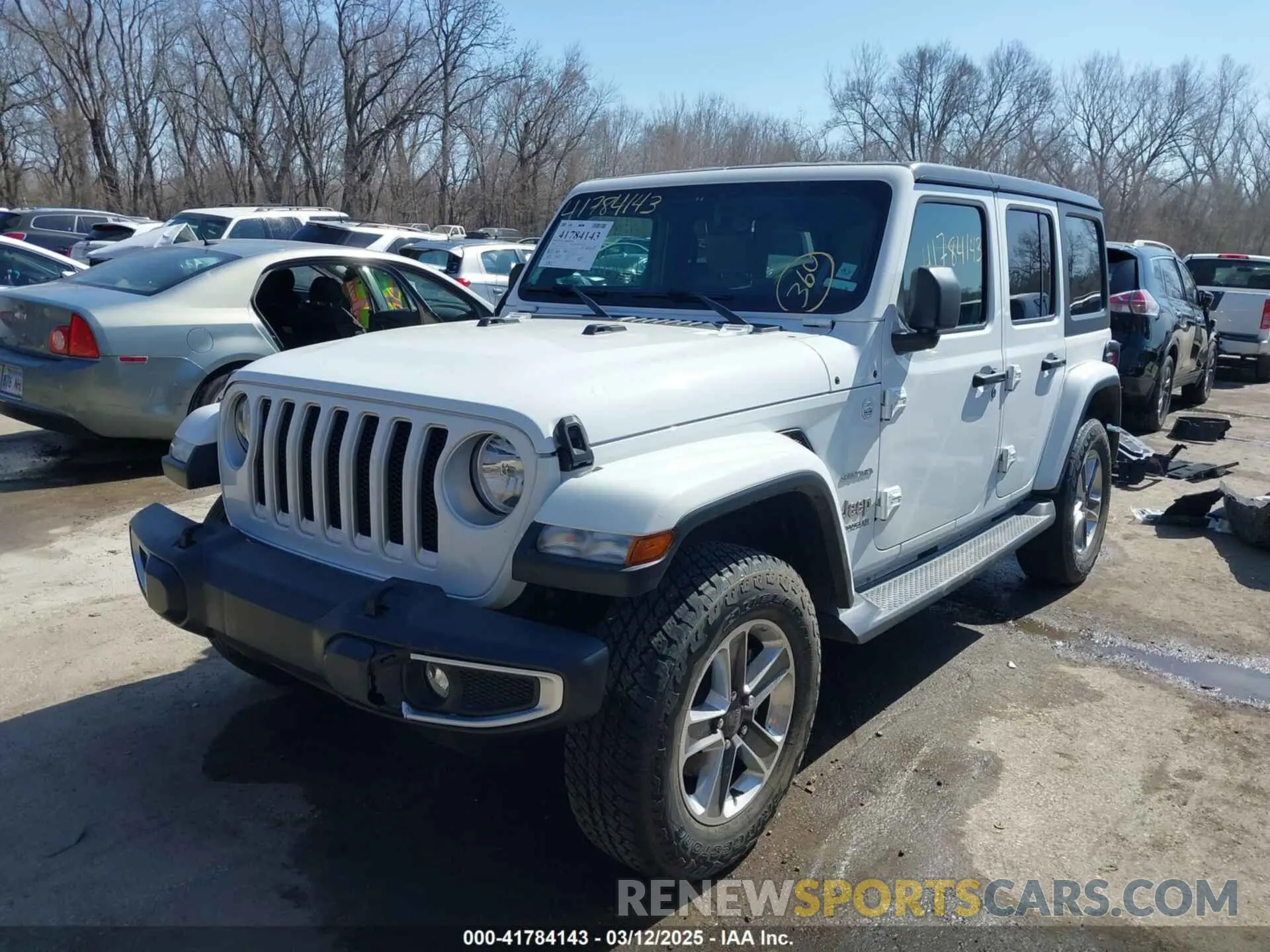 2 fotografías del automóvil dañado 1C4HJXEN7LW180589 JEEP WRANGLER UNLIMITED 2020