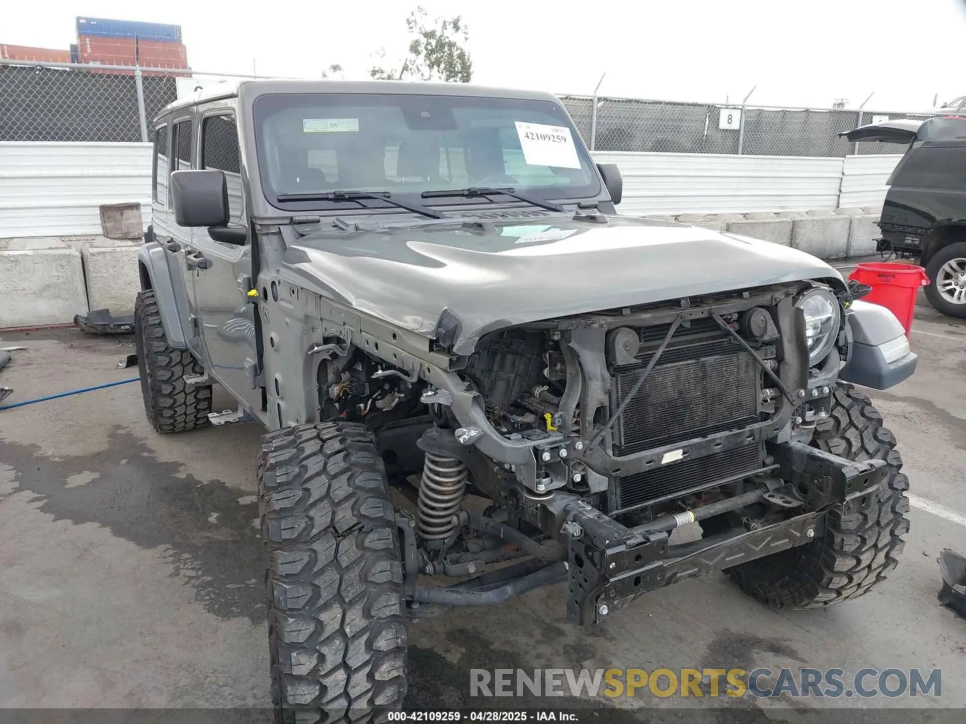 6 fotografías del automóvil dañado 1C4HJXEN8LW203975 JEEP WRANGLER UNLIMITED 2020