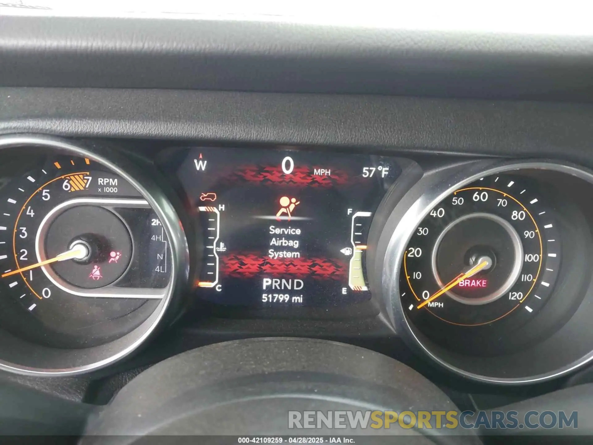 7 fotografías del automóvil dañado 1C4HJXEN8LW203975 JEEP WRANGLER UNLIMITED 2020