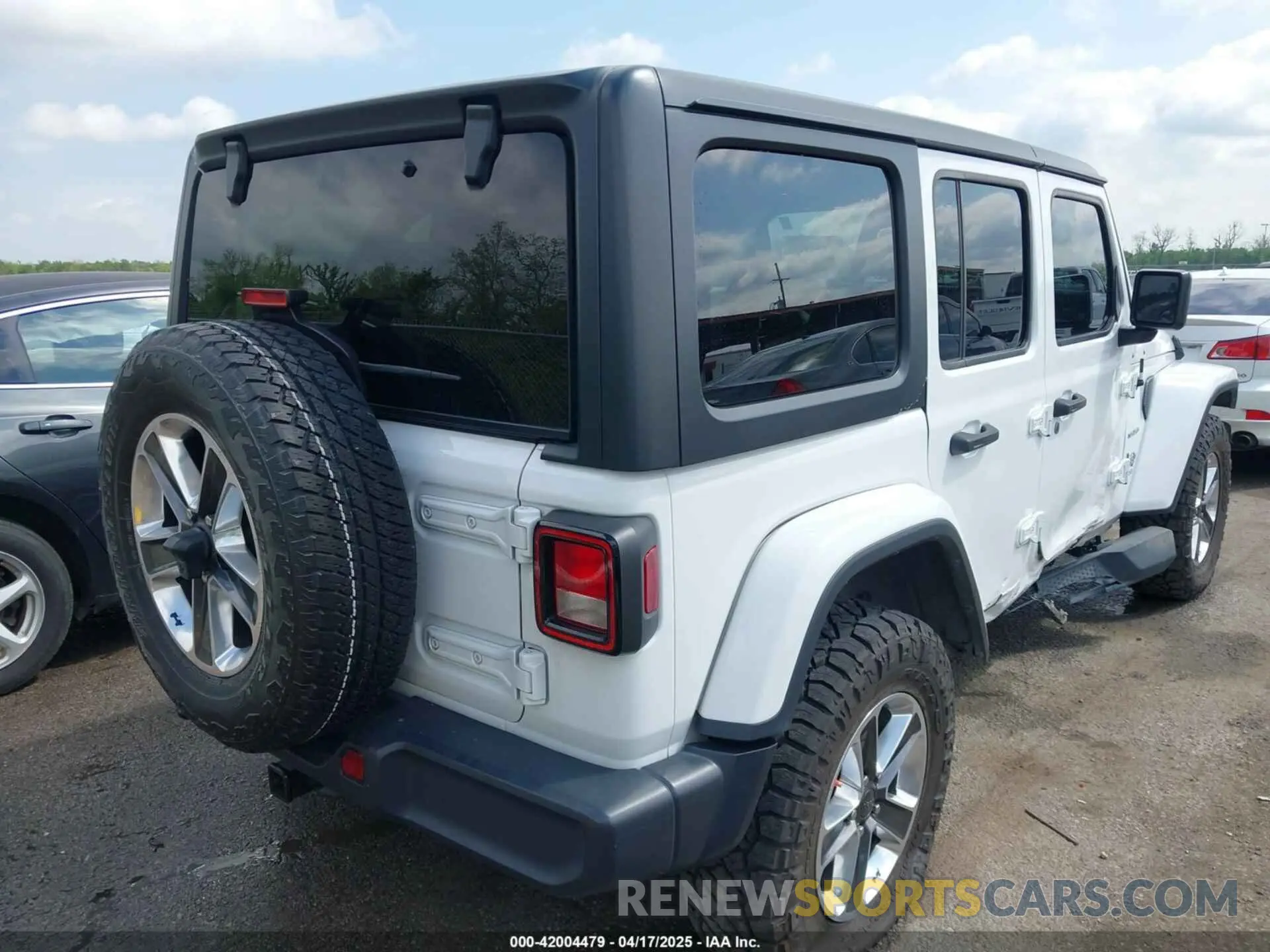 4 fotografías del automóvil dañado 1C4HJXEN9LW168525 JEEP WRANGLER UNLIMITED 2020