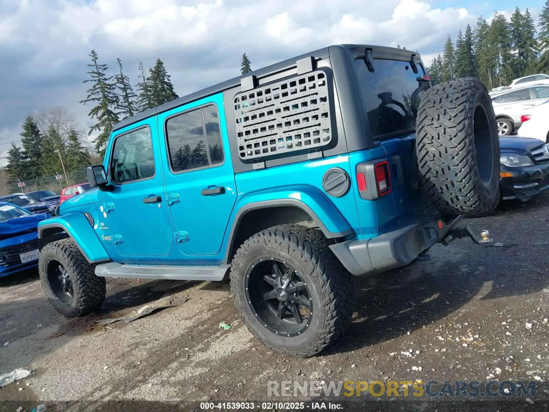 14 fotografías del automóvil dañado 1C4HJXENXLW114506 JEEP WRANGLER UNLIMITED 2020