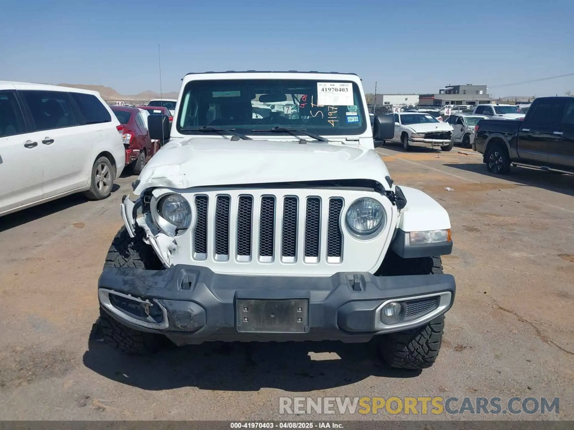 12 fotografías del automóvil dañado 1C4HJXENXLW213553 JEEP WRANGLER UNLIMITED 2020