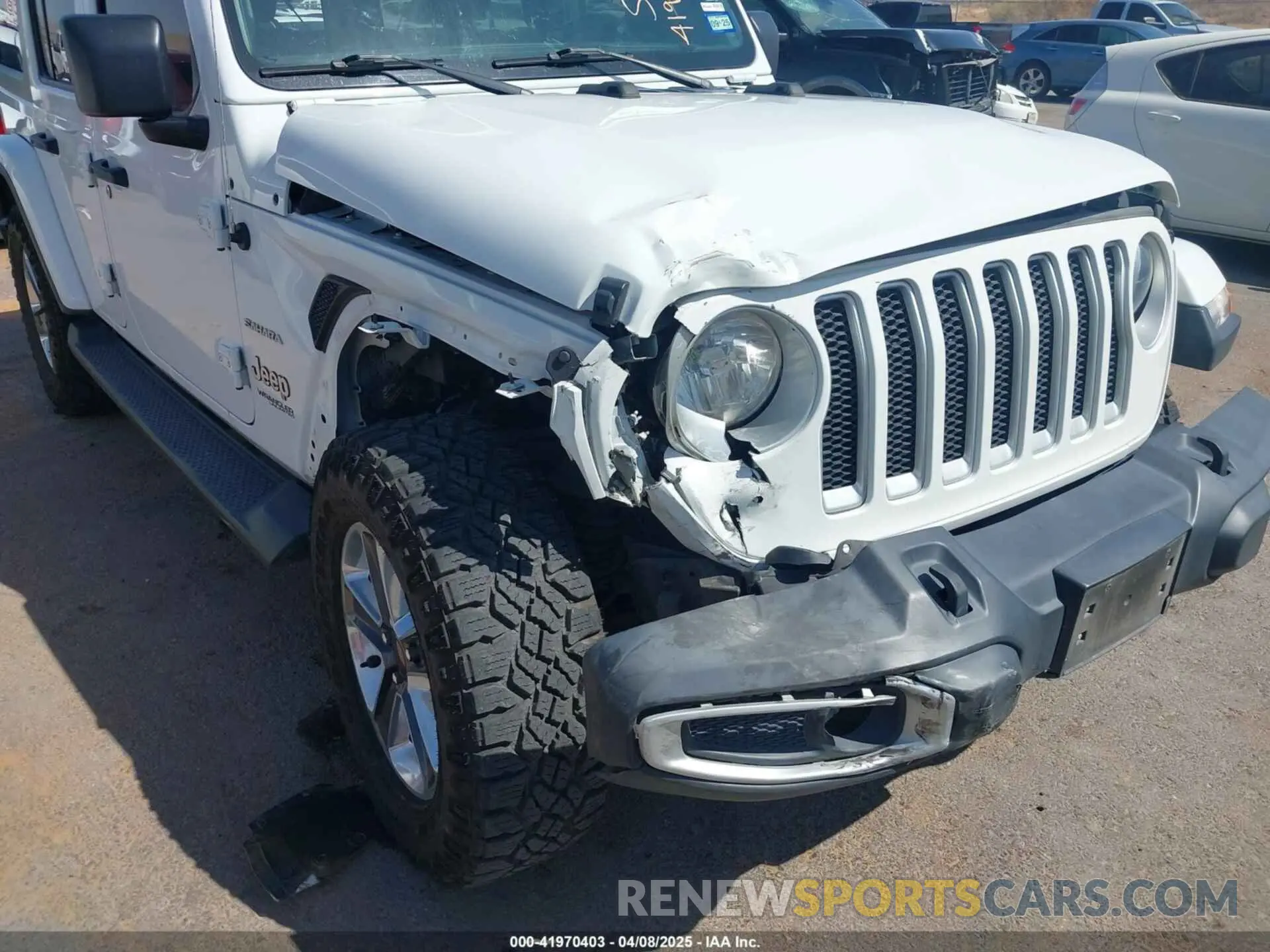 6 fotografías del automóvil dañado 1C4HJXENXLW213553 JEEP WRANGLER UNLIMITED 2020