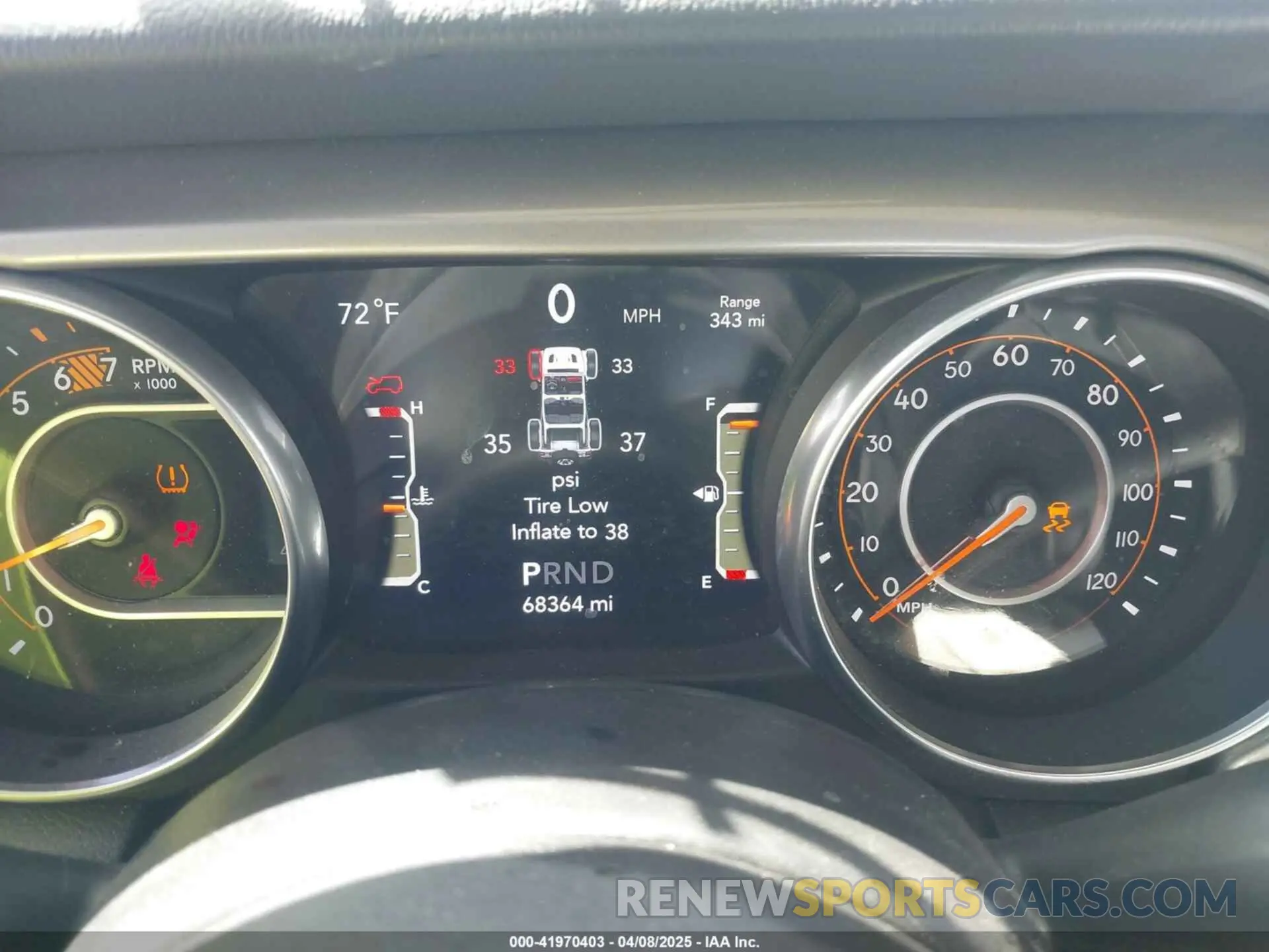 7 fotografías del automóvil dañado 1C4HJXENXLW213553 JEEP WRANGLER UNLIMITED 2020