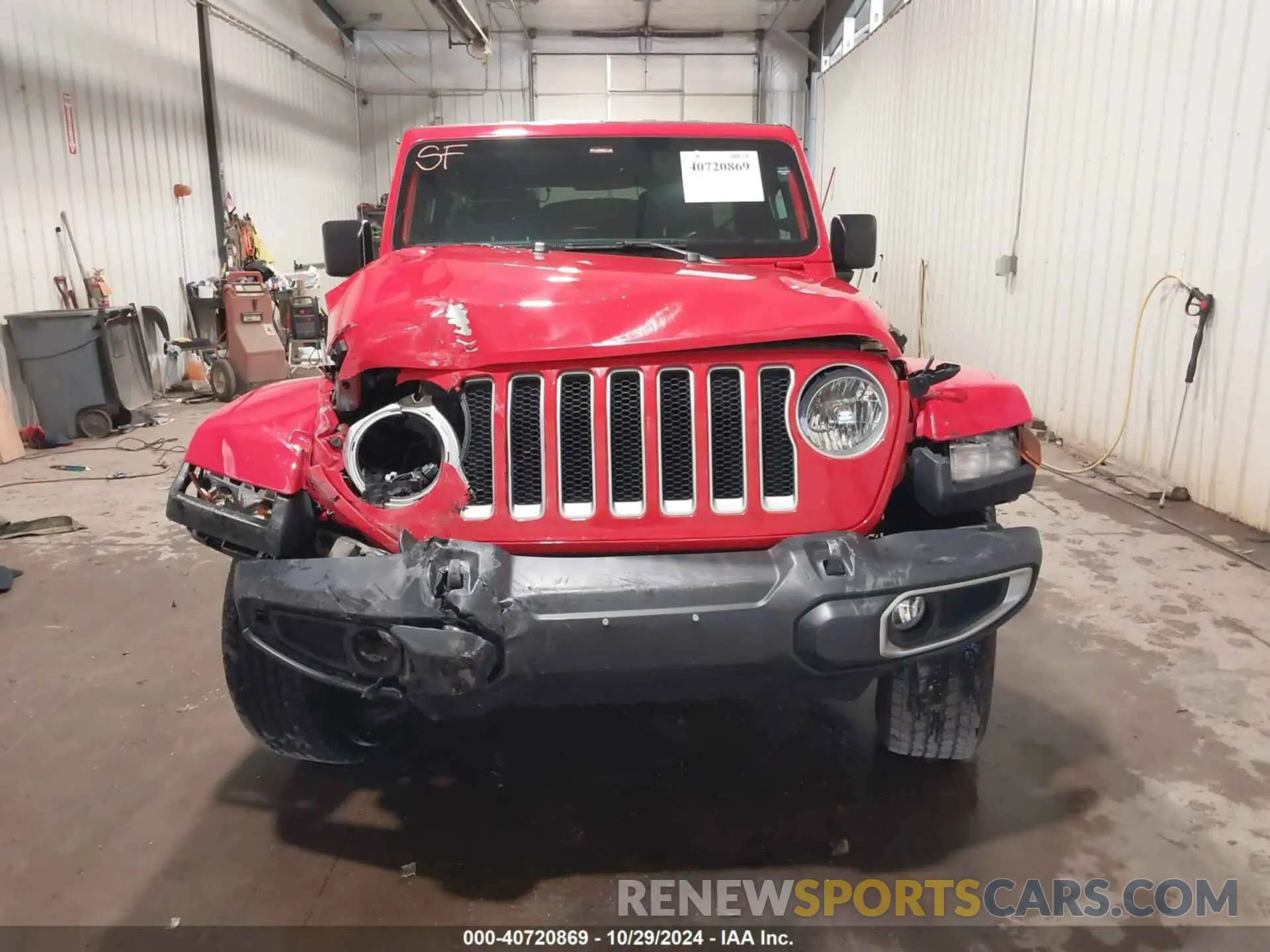 12 fotografías del automóvil dañado 1C4HJXENXLW279407 JEEP WRANGLER UNLIMITED 2020