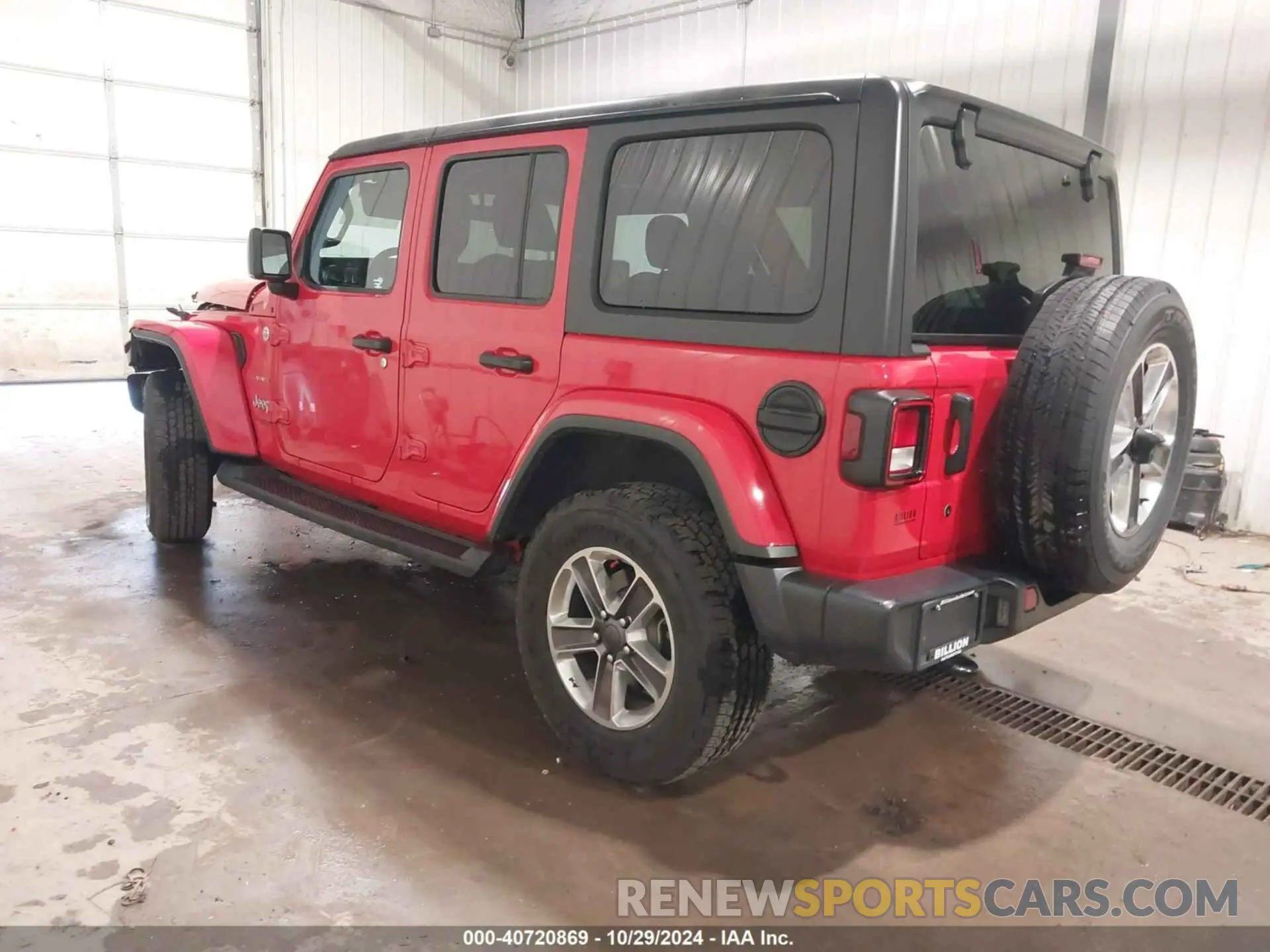 3 fotografías del automóvil dañado 1C4HJXENXLW279407 JEEP WRANGLER UNLIMITED 2020