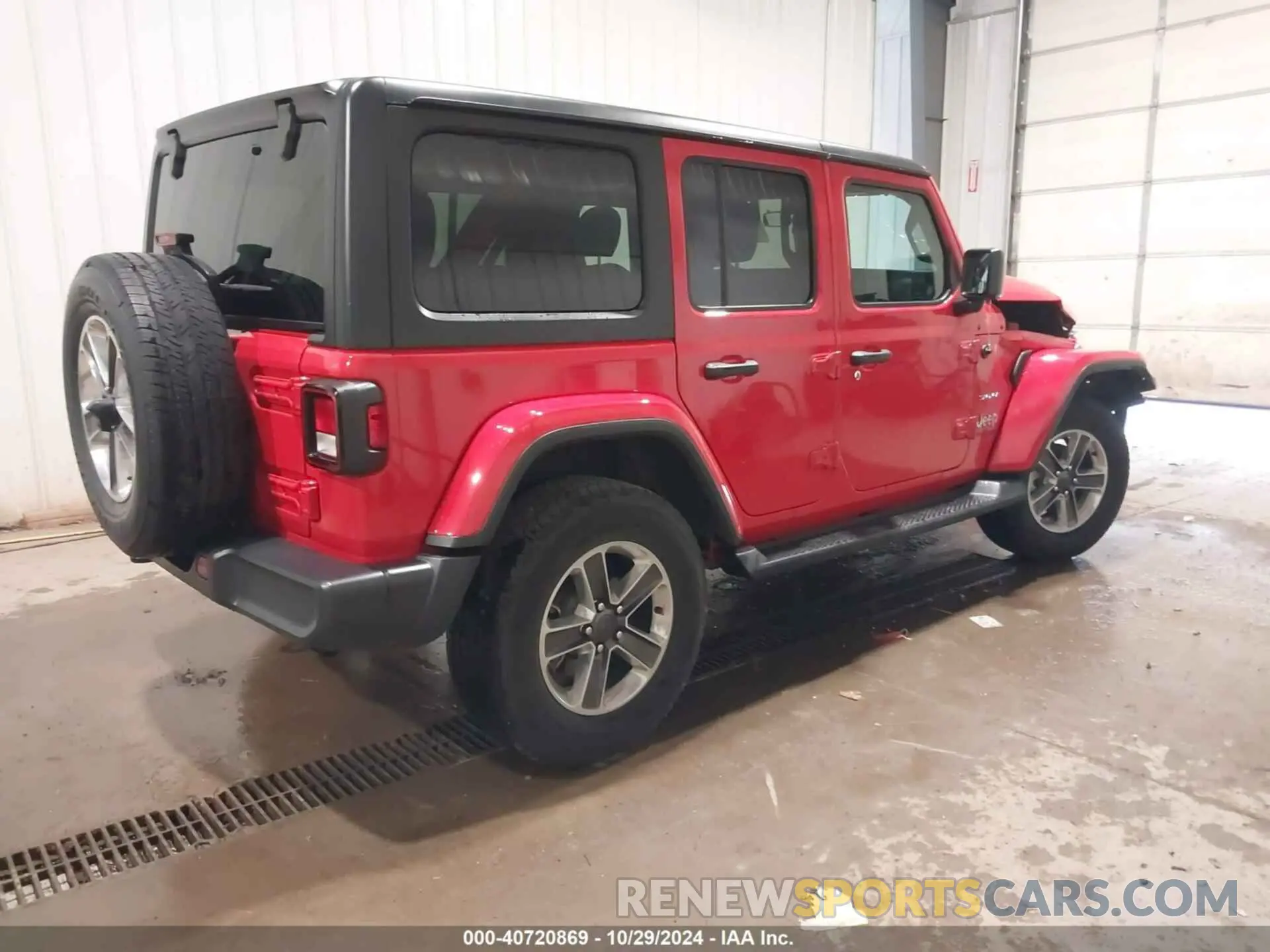 4 fotografías del automóvil dañado 1C4HJXENXLW279407 JEEP WRANGLER UNLIMITED 2020