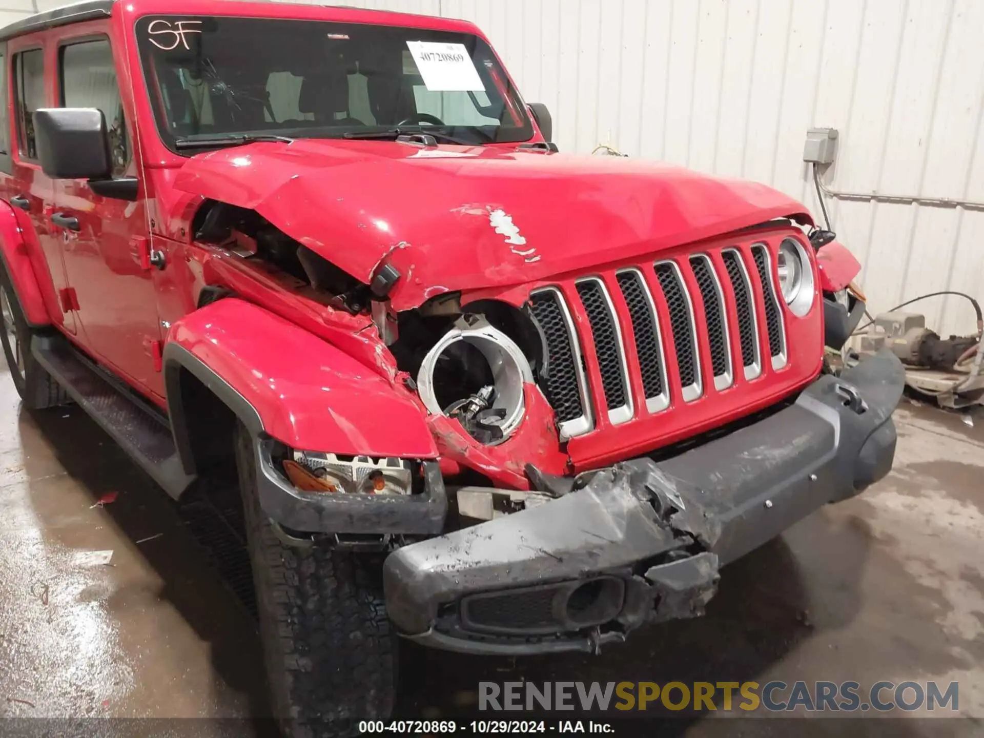 6 fotografías del automóvil dañado 1C4HJXENXLW279407 JEEP WRANGLER UNLIMITED 2020