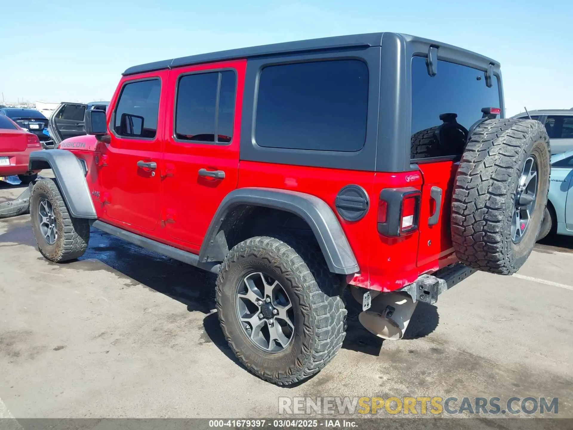3 fotografías del automóvil dañado 1C4HJXFG2LW214874 JEEP WRANGLER UNLIMITED 2020