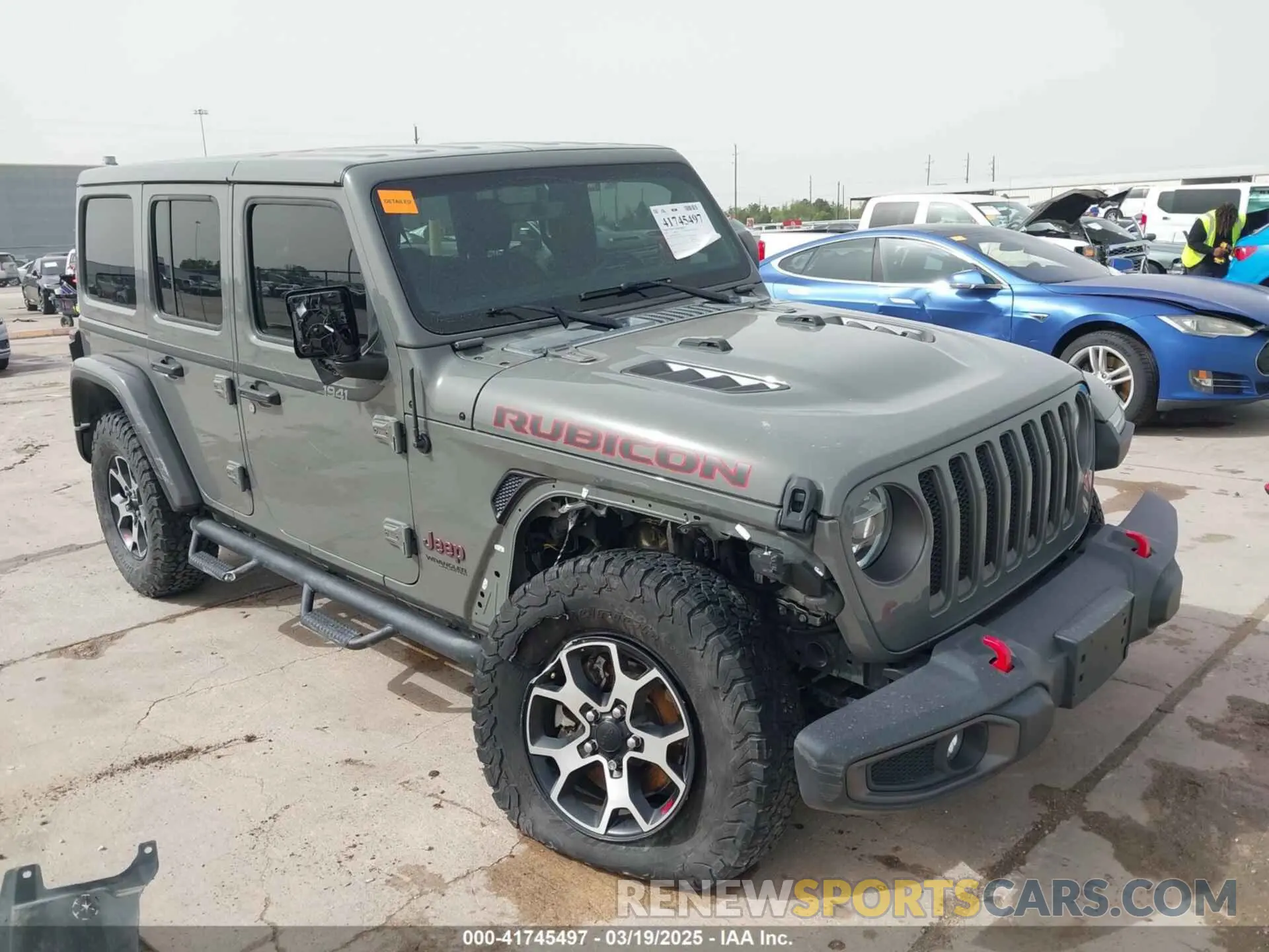 1 fotografías del automóvil dañado 1C4HJXFG2LW267154 JEEP WRANGLER UNLIMITED 2020