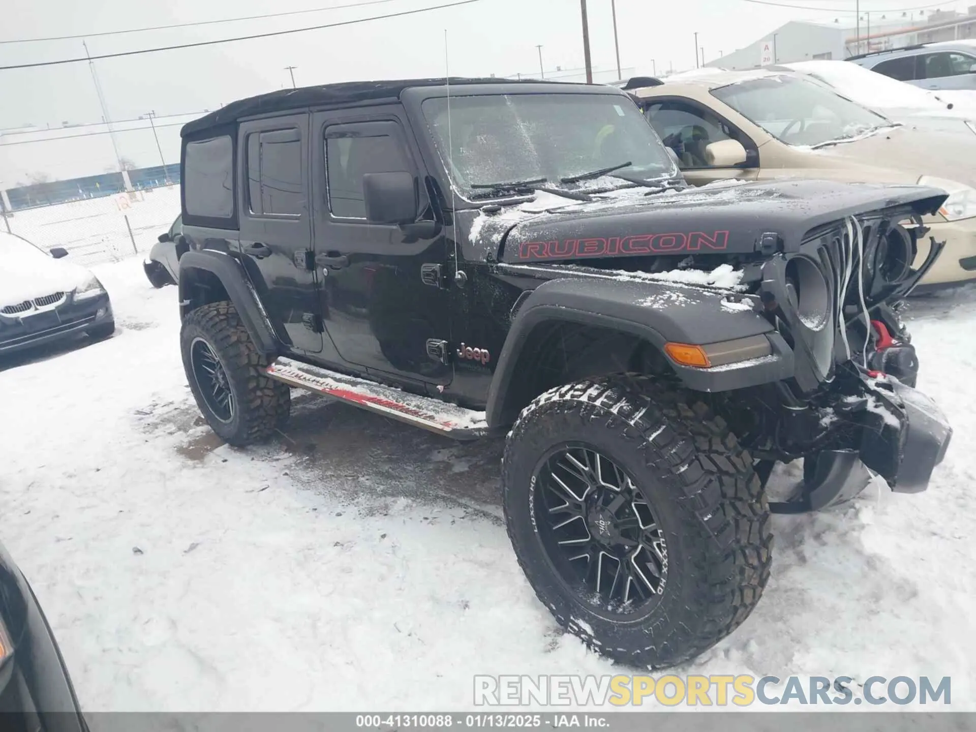 1 fotografías del automóvil dañado 1C4HJXFN8LW310510 JEEP WRANGLER UNLIMITED 2020