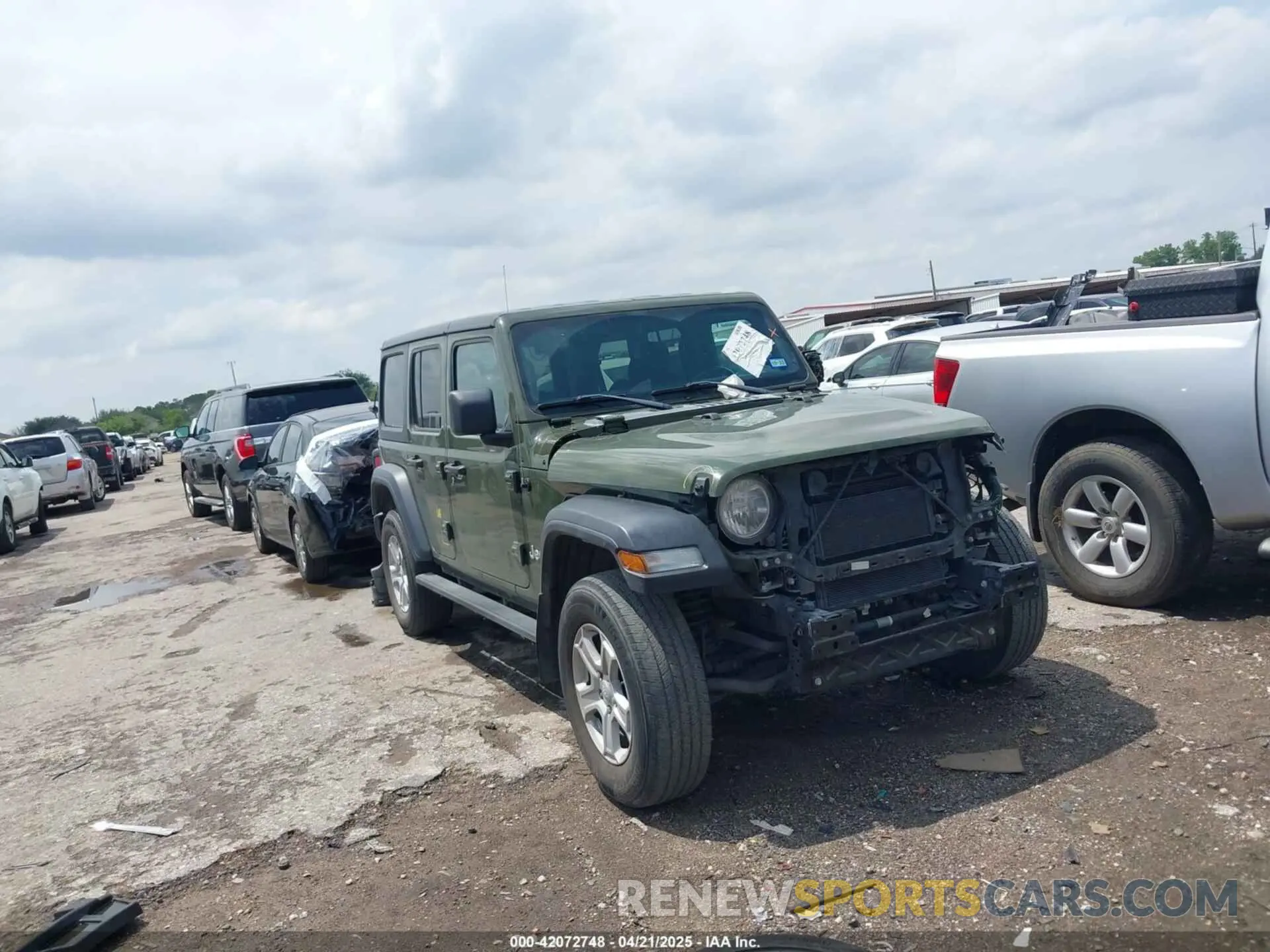 1 fotografías del automóvil dañado 1C4HJXDG0MW510836 JEEP WRANGLER UNLIMITED 2021