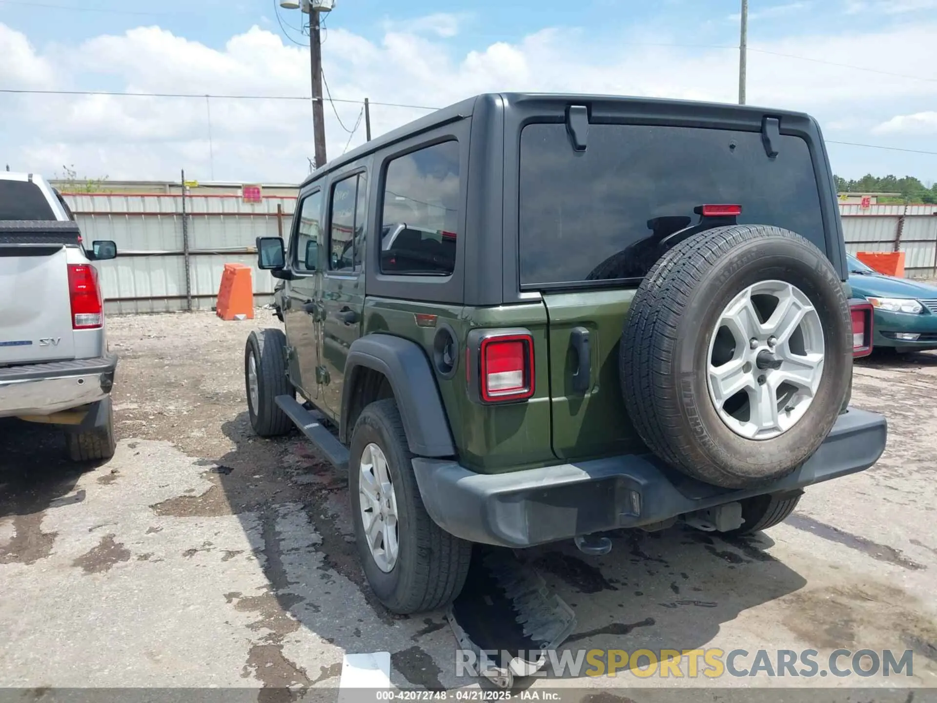 3 fotografías del automóvil dañado 1C4HJXDG0MW510836 JEEP WRANGLER UNLIMITED 2021