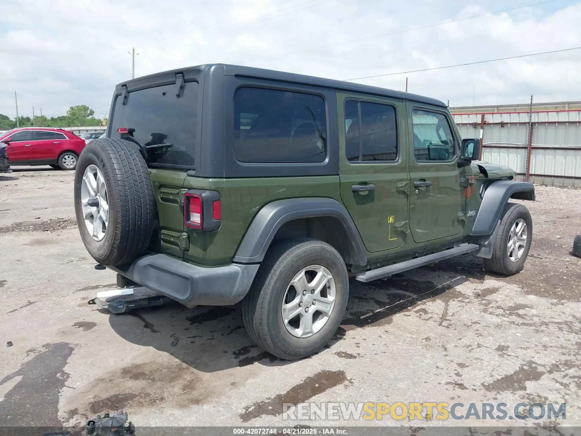 4 fotografías del automóvil dañado 1C4HJXDG0MW510836 JEEP WRANGLER UNLIMITED 2021