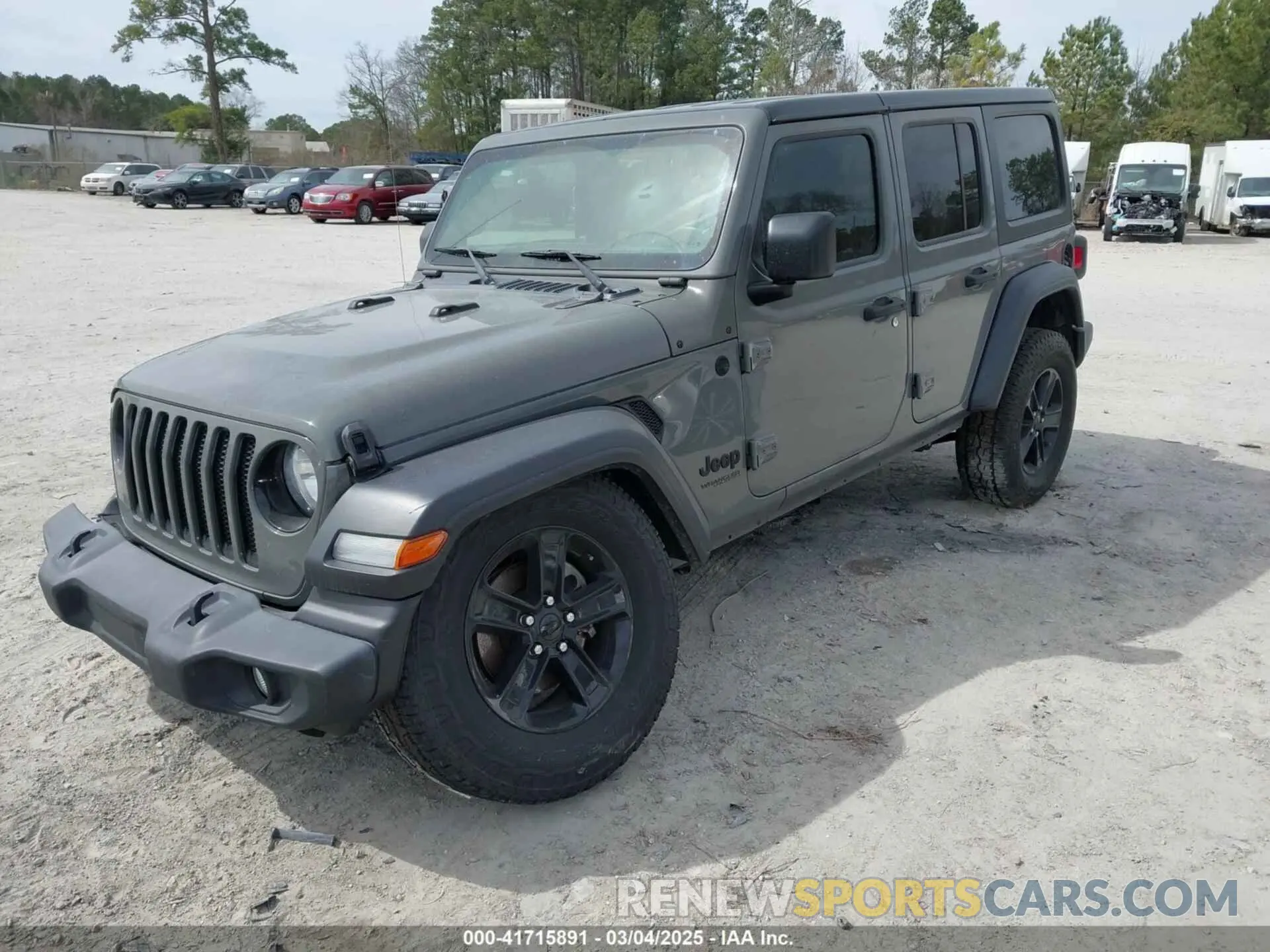 2 fotografías del automóvil dañado 1C4HJXDG1MW594522 JEEP WRANGLER UNLIMITED 2021