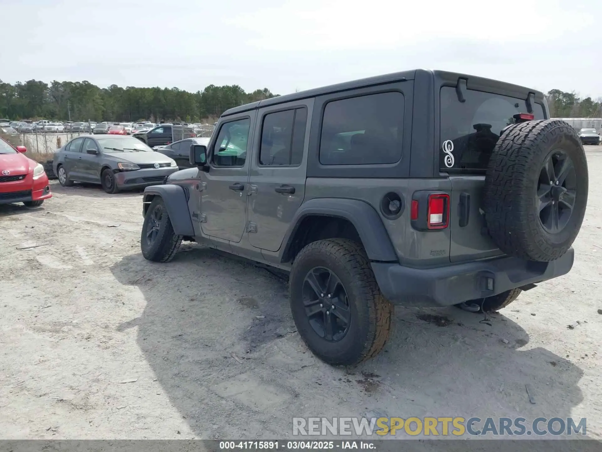 3 fotografías del automóvil dañado 1C4HJXDG1MW594522 JEEP WRANGLER UNLIMITED 2021