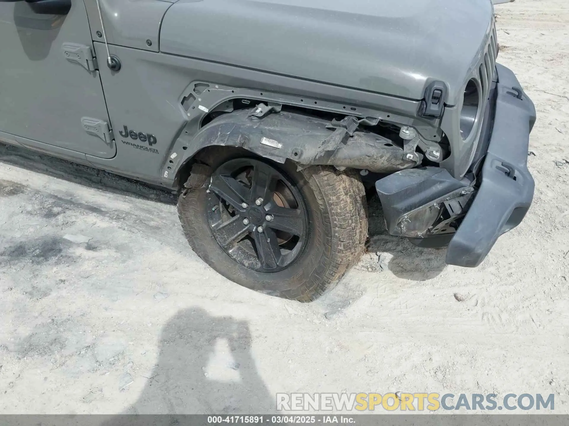 6 fotografías del automóvil dañado 1C4HJXDG1MW594522 JEEP WRANGLER UNLIMITED 2021
