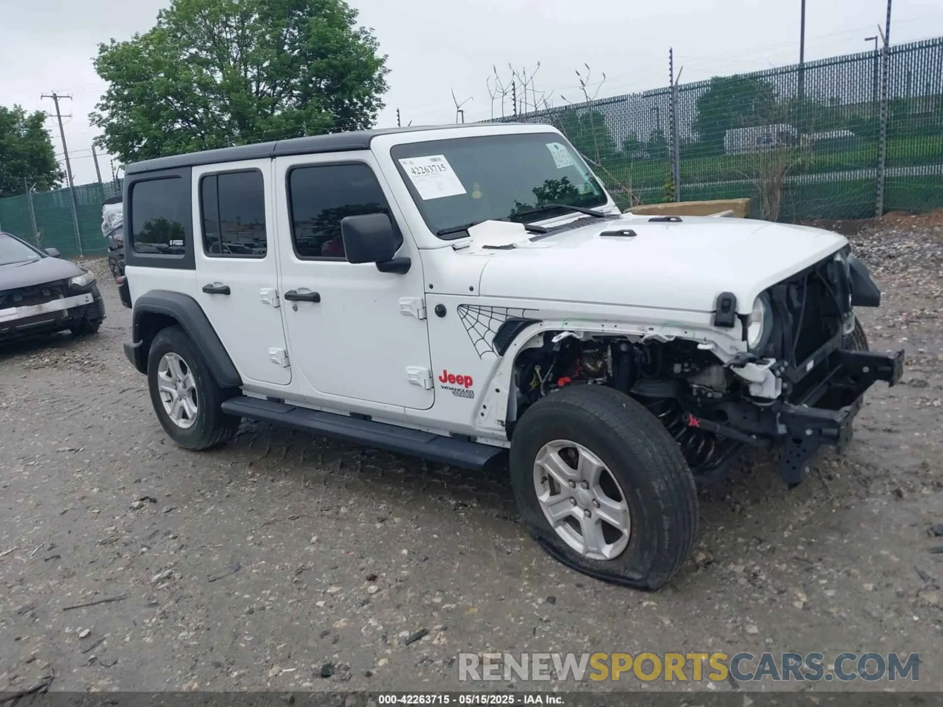 1 fotografías del automóvil dañado 1C4HJXDG1MW850478 JEEP WRANGLER UNLIMITED 2021