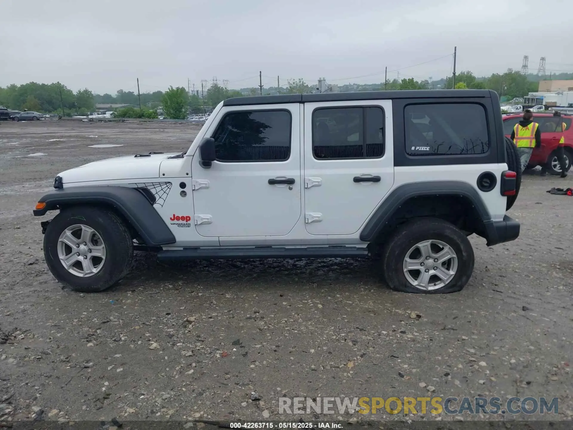 14 fotografías del automóvil dañado 1C4HJXDG1MW850478 JEEP WRANGLER UNLIMITED 2021