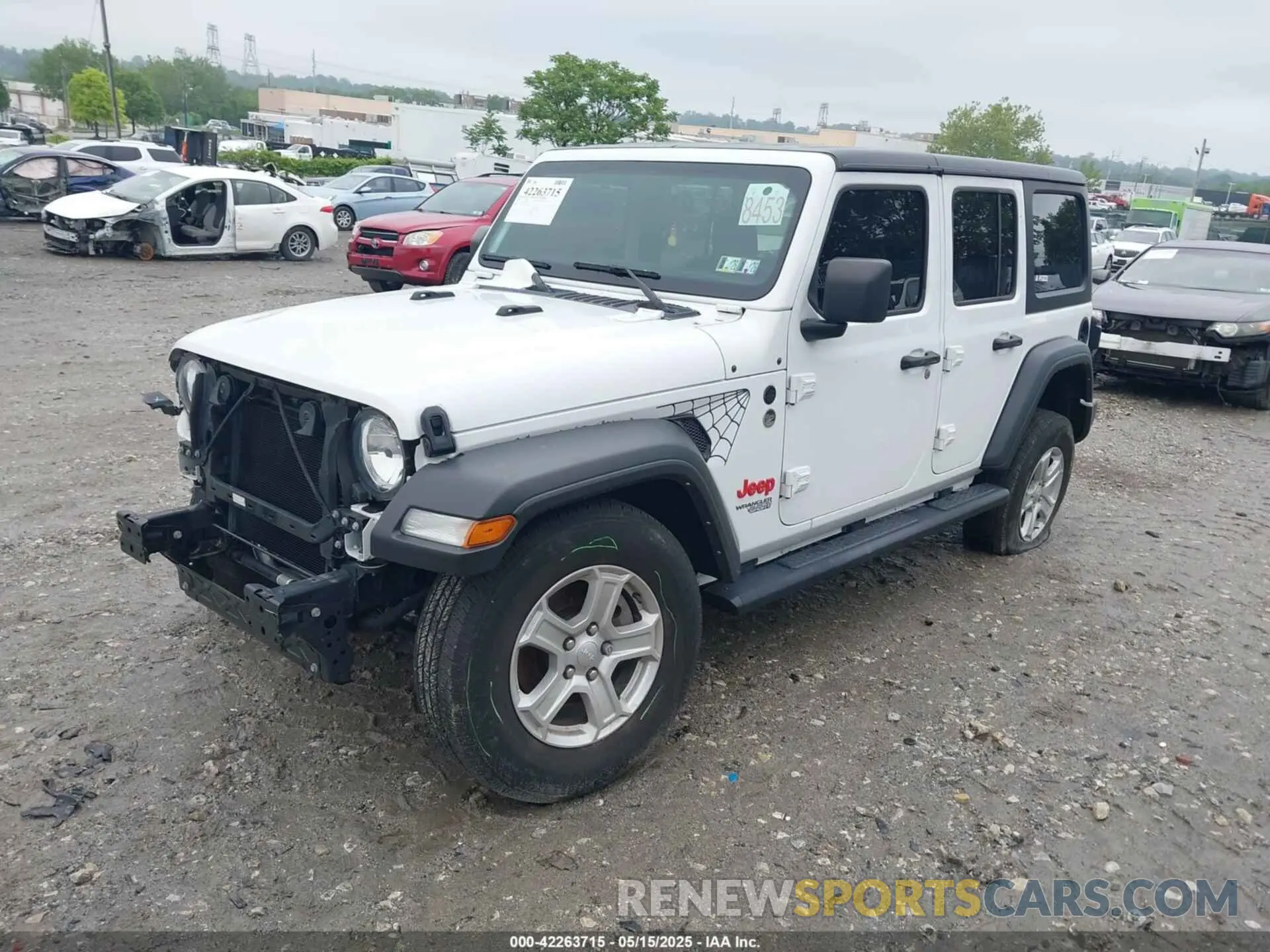 2 fotografías del automóvil dañado 1C4HJXDG1MW850478 JEEP WRANGLER UNLIMITED 2021