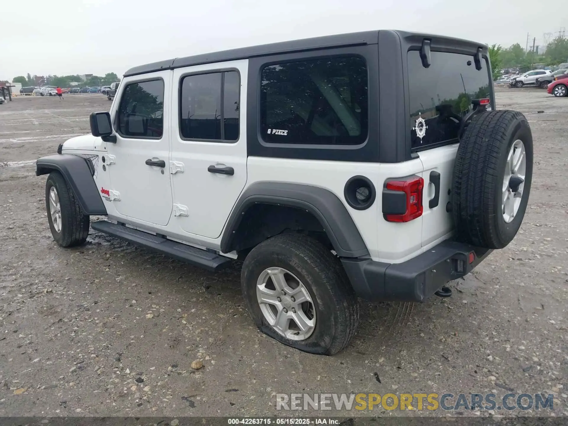 3 fotografías del automóvil dañado 1C4HJXDG1MW850478 JEEP WRANGLER UNLIMITED 2021