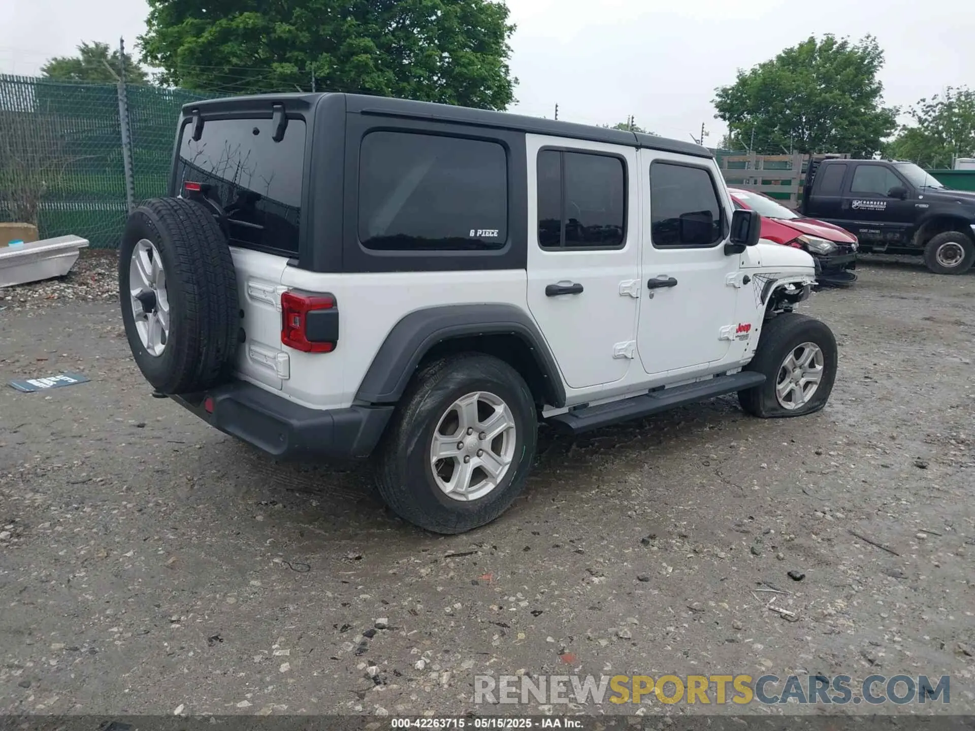 4 fotografías del automóvil dañado 1C4HJXDG1MW850478 JEEP WRANGLER UNLIMITED 2021