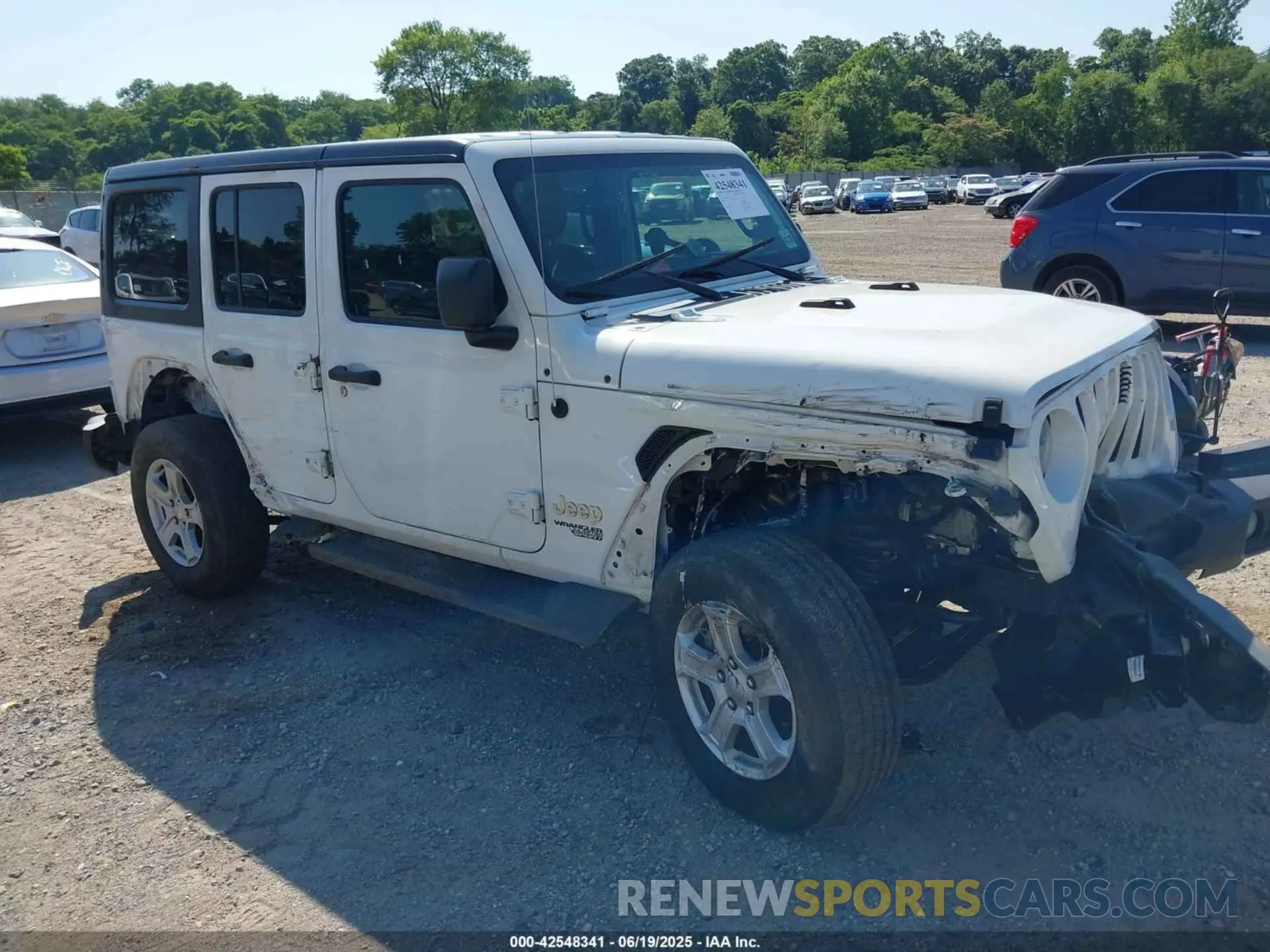1 fotografías del automóvil dañado 1C4HJXDG2MW540369 JEEP WRANGLER UNLIMITED 2021