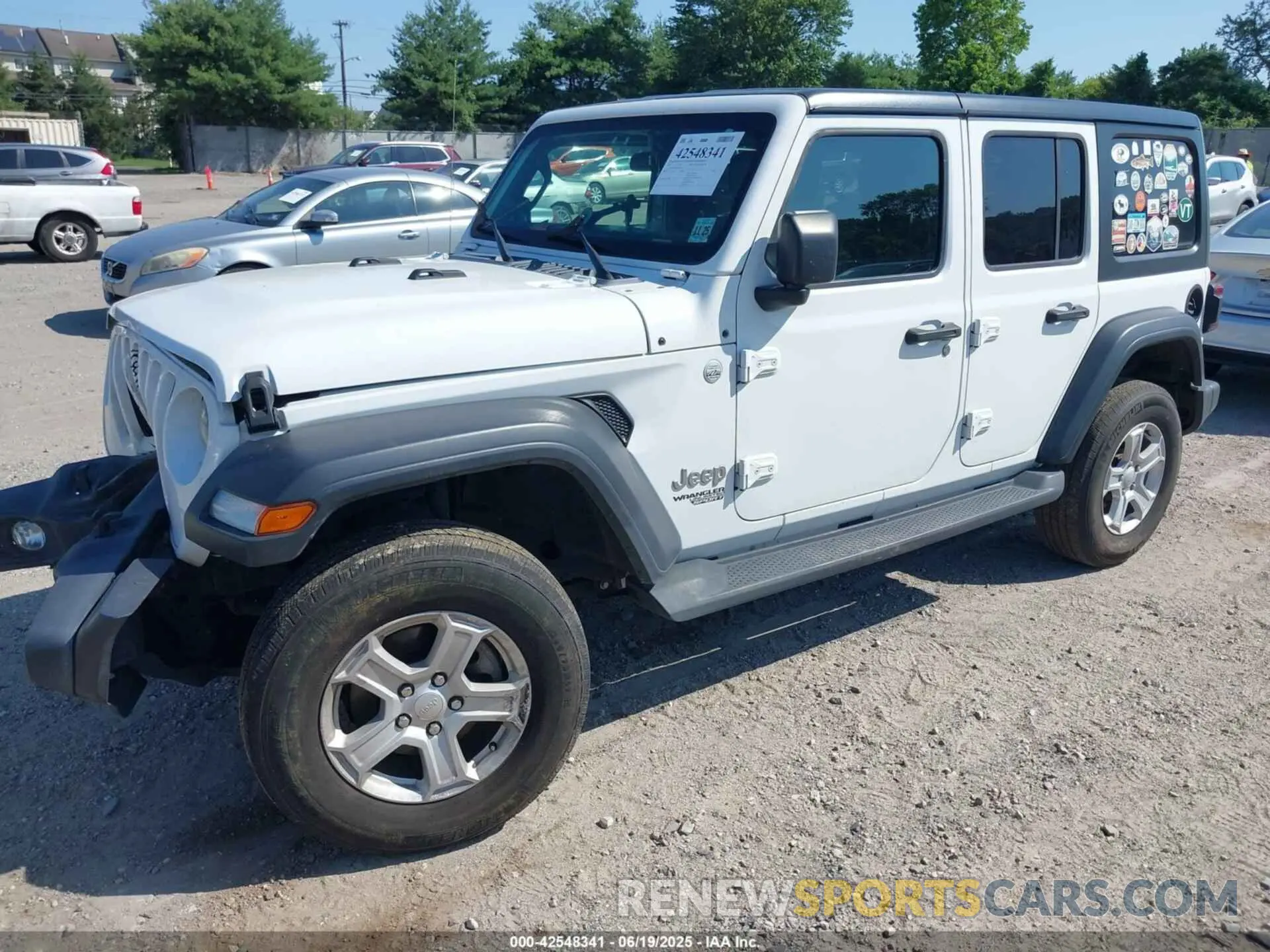 2 fotografías del automóvil dañado 1C4HJXDG2MW540369 JEEP WRANGLER UNLIMITED 2021