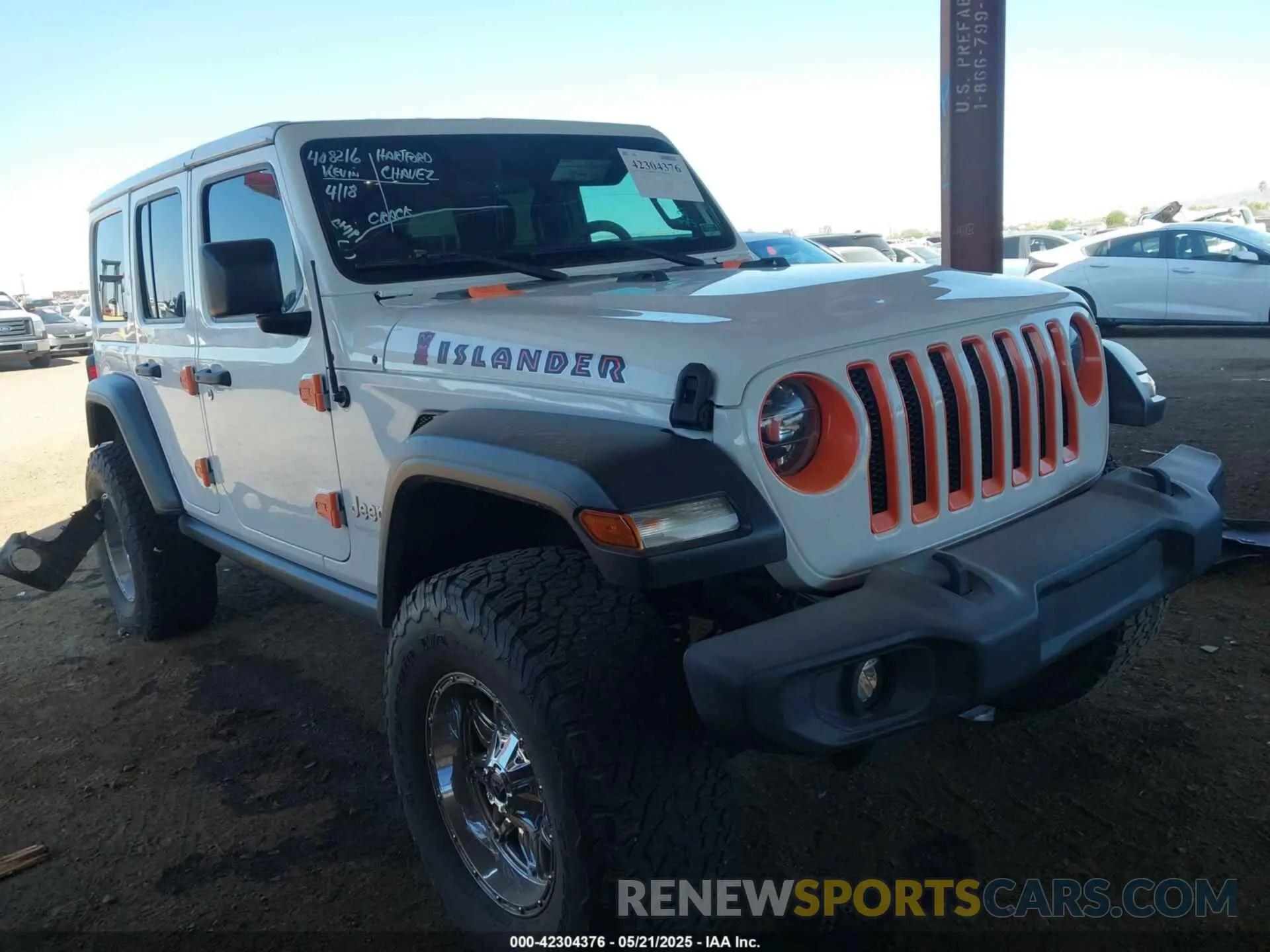 1 fotografías del automóvil dañado 1C4HJXDG2MW575235 JEEP WRANGLER UNLIMITED 2021