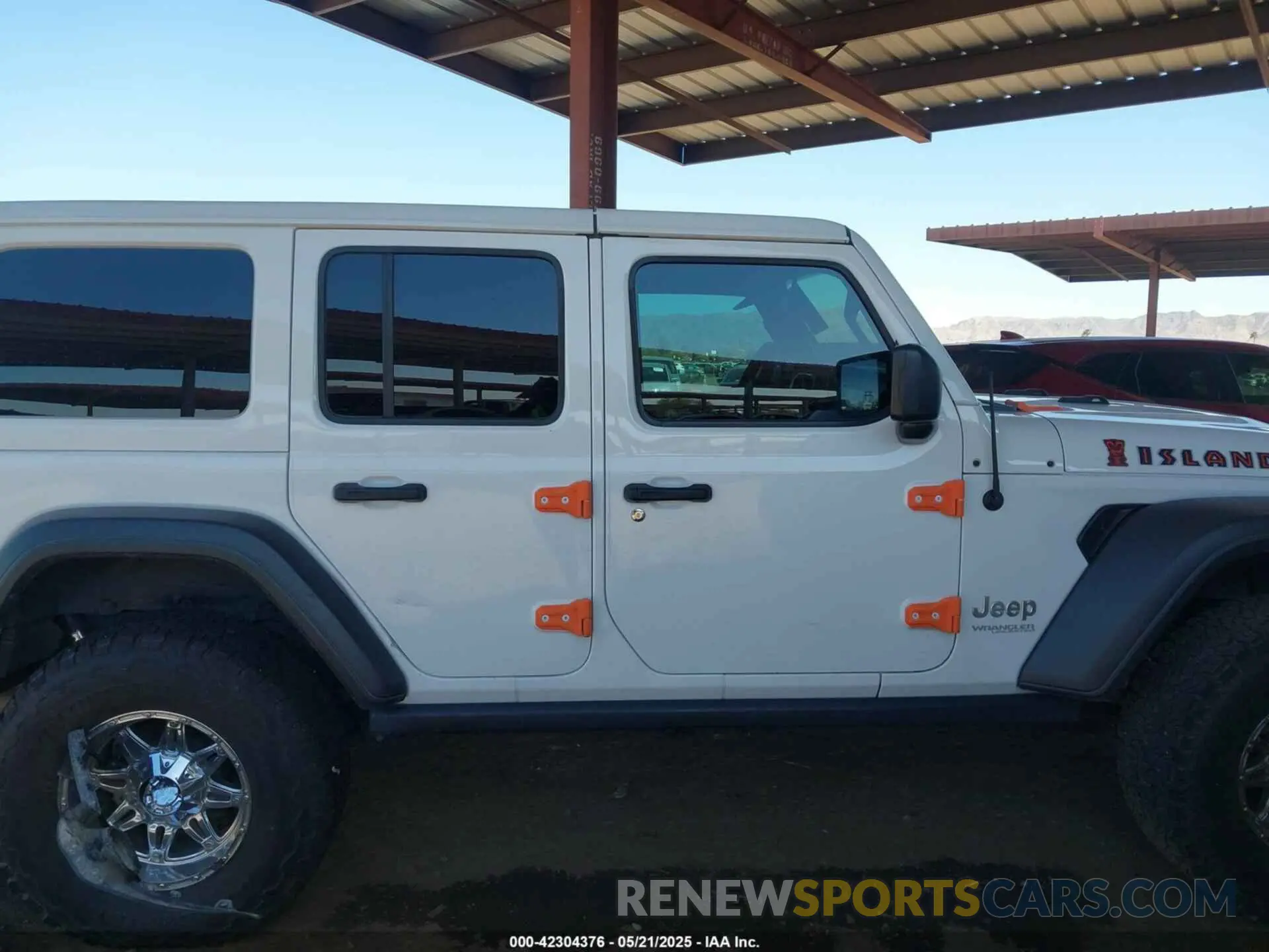 13 fotografías del automóvil dañado 1C4HJXDG2MW575235 JEEP WRANGLER UNLIMITED 2021