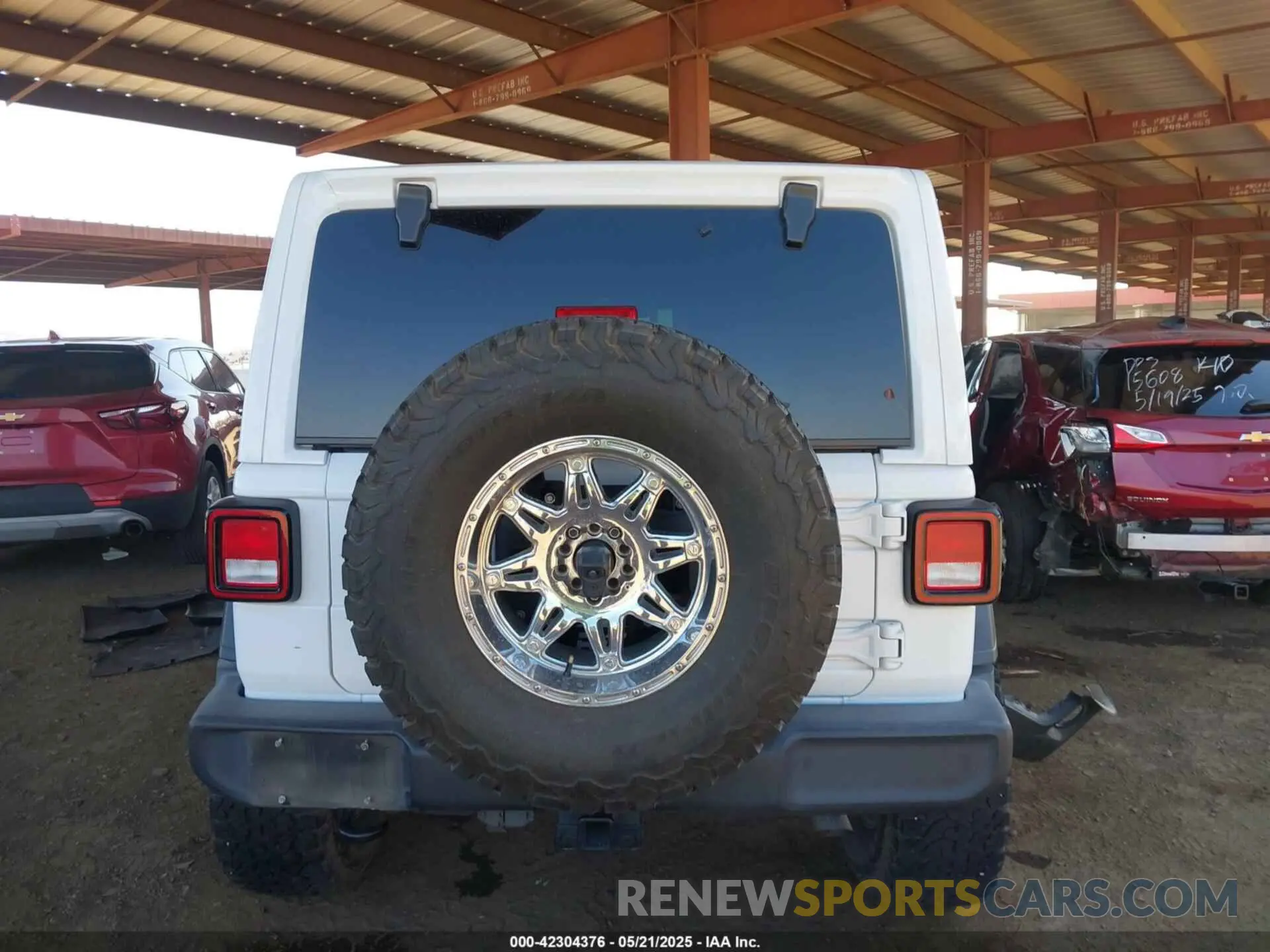 16 fotografías del automóvil dañado 1C4HJXDG2MW575235 JEEP WRANGLER UNLIMITED 2021