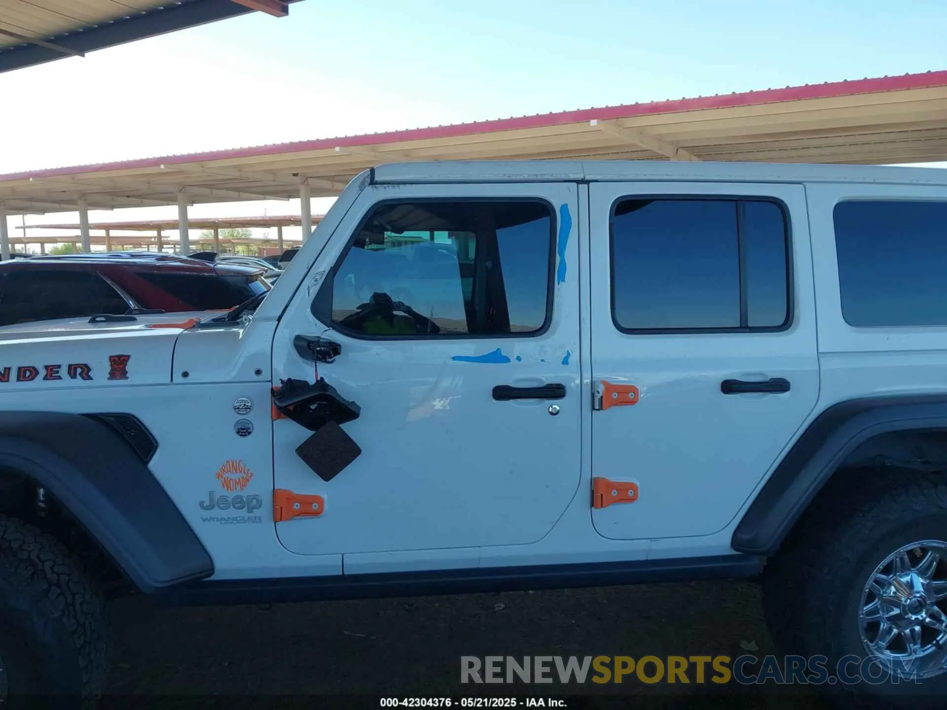 6 fotografías del automóvil dañado 1C4HJXDG2MW575235 JEEP WRANGLER UNLIMITED 2021