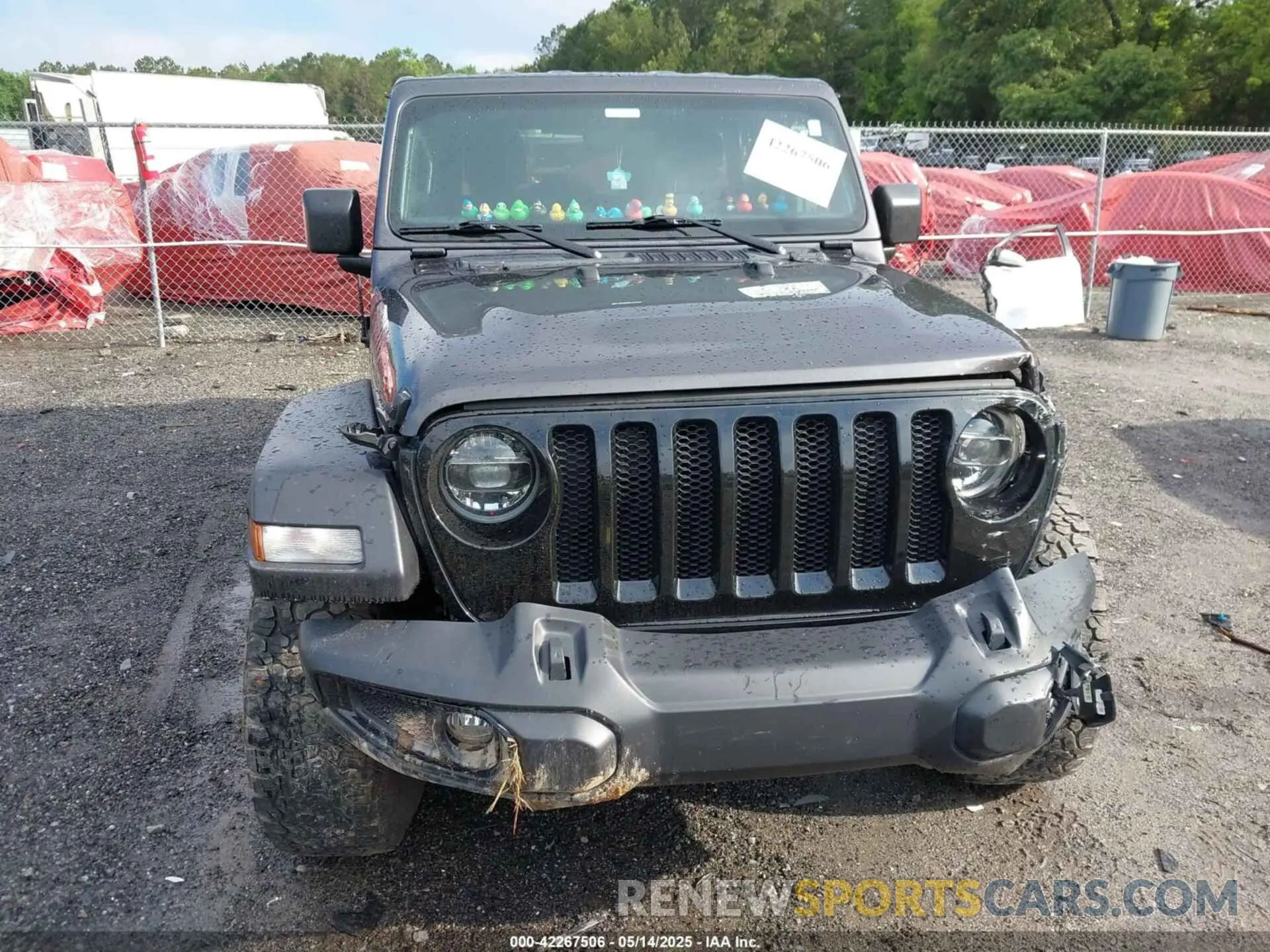 13 fotografías del automóvil dañado 1C4HJXDG2MW646904 JEEP WRANGLER UNLIMITED 2021