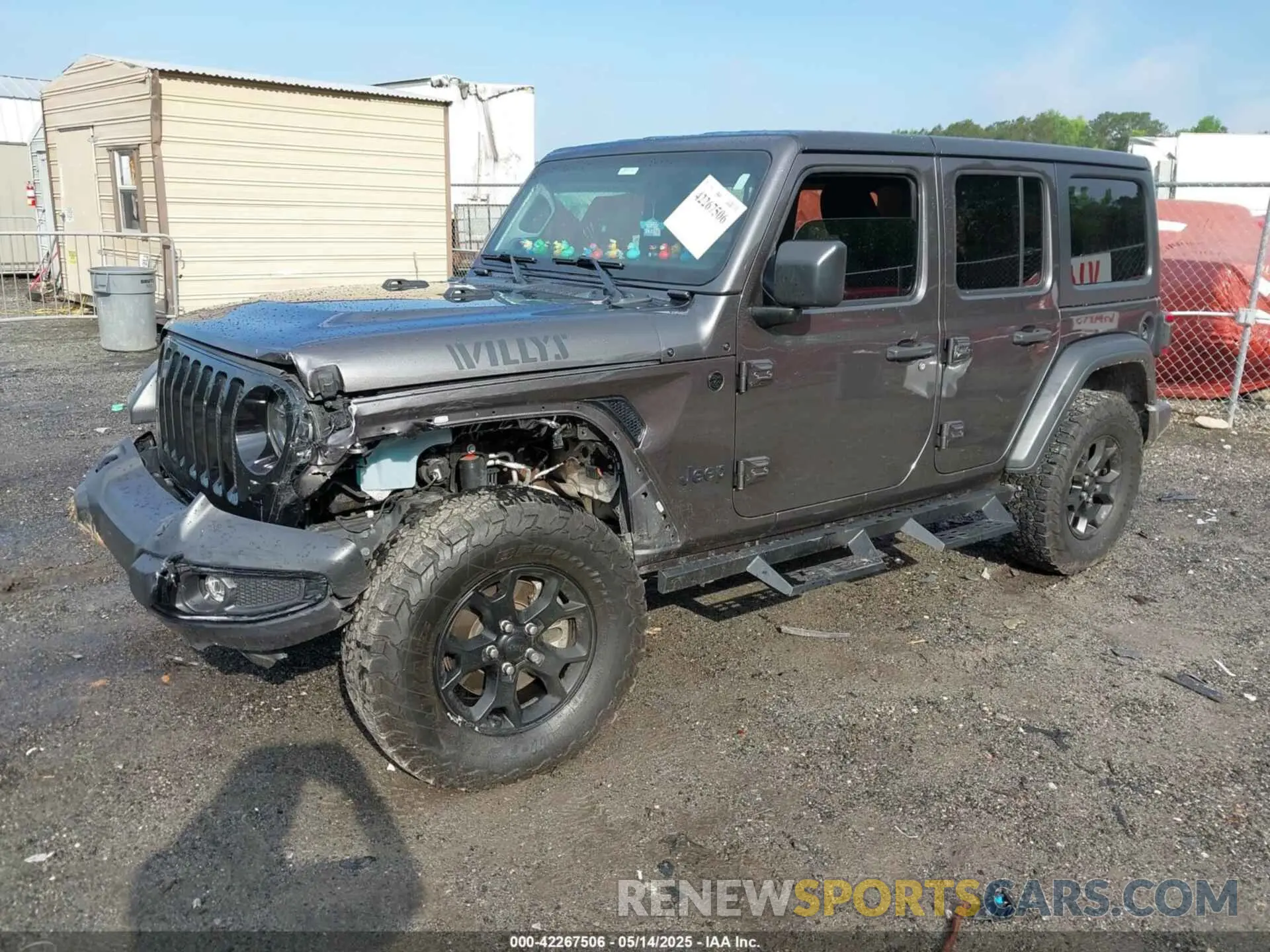 2 fotografías del automóvil dañado 1C4HJXDG2MW646904 JEEP WRANGLER UNLIMITED 2021