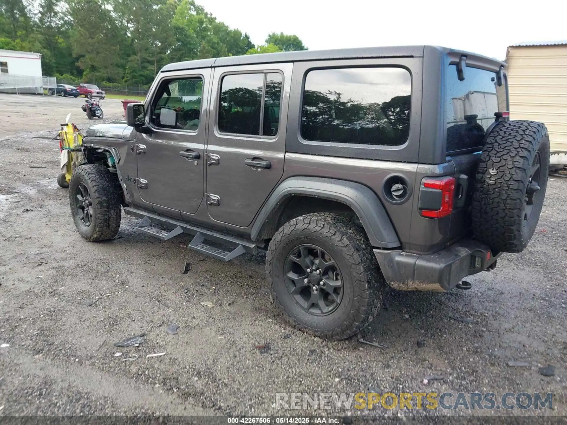 3 fotografías del automóvil dañado 1C4HJXDG2MW646904 JEEP WRANGLER UNLIMITED 2021