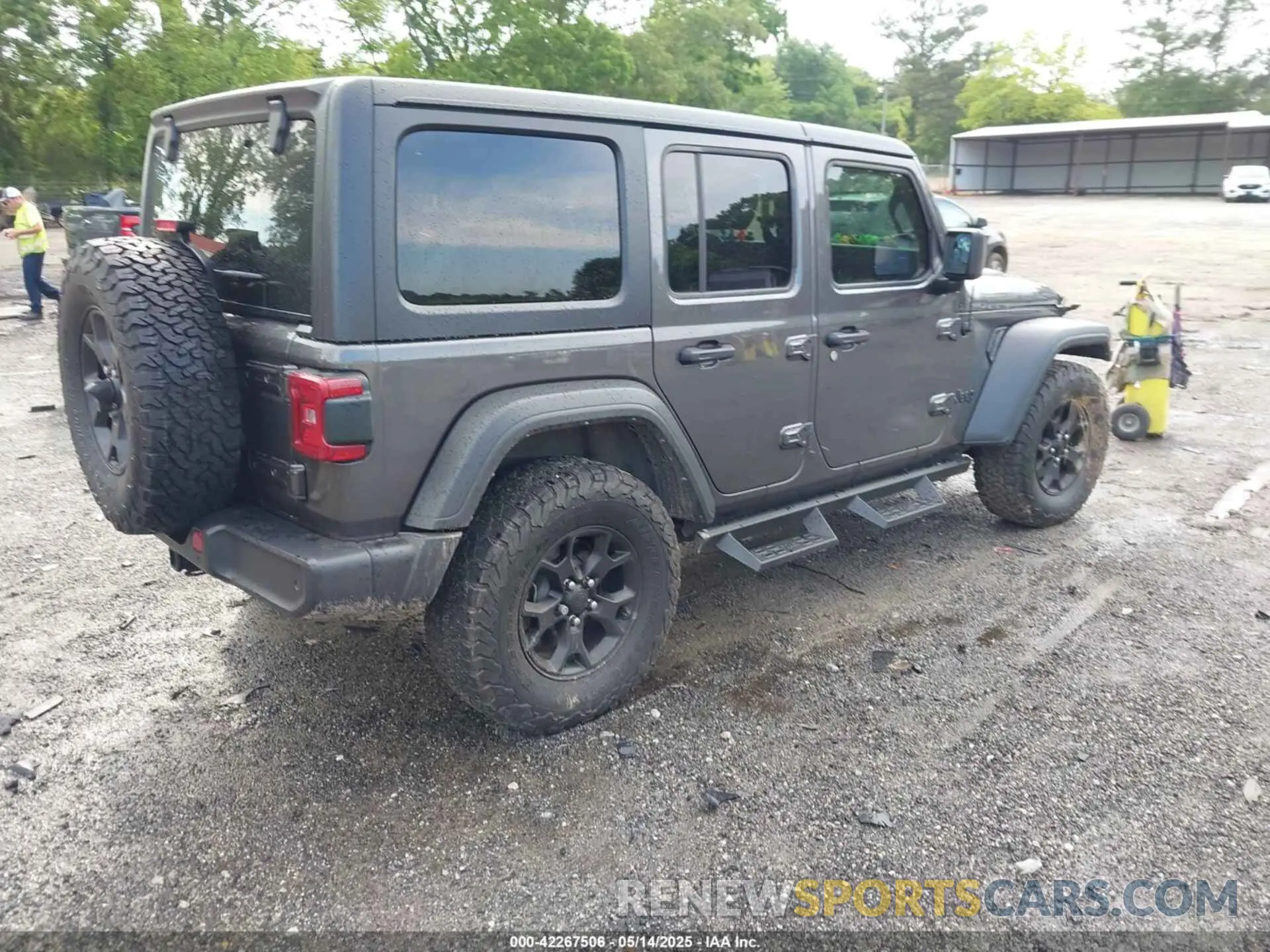 4 fotografías del automóvil dañado 1C4HJXDG2MW646904 JEEP WRANGLER UNLIMITED 2021
