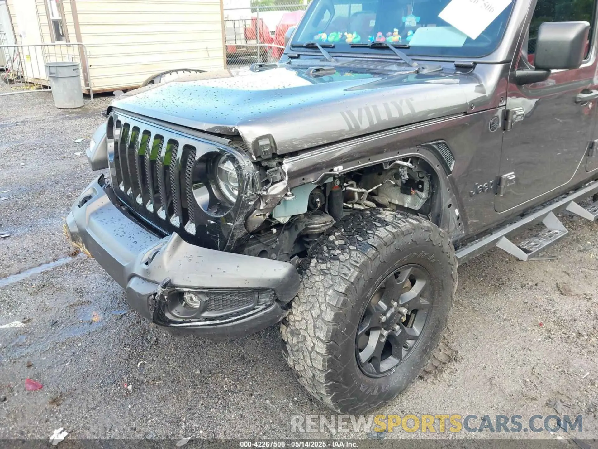 6 fotografías del automóvil dañado 1C4HJXDG2MW646904 JEEP WRANGLER UNLIMITED 2021