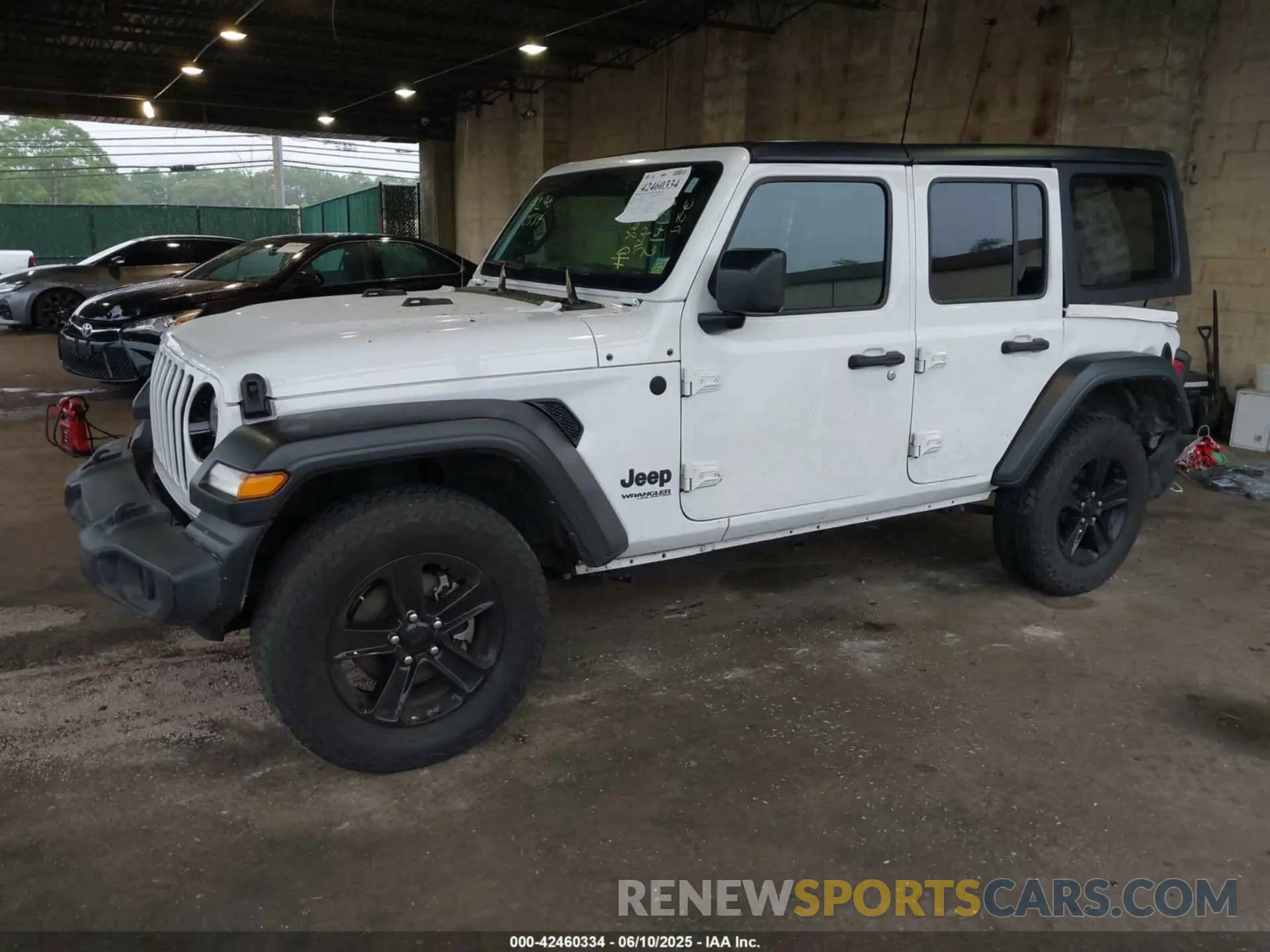 2 fotografías del automóvil dañado 1C4HJXDG3MW647592 JEEP WRANGLER UNLIMITED 2021