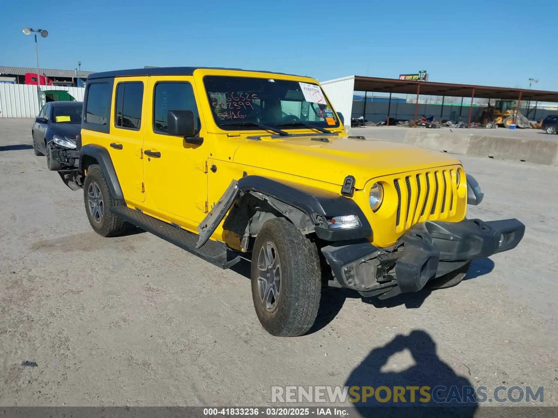 1 fotografías del automóvil dañado 1C4HJXDG4MW532399 JEEP WRANGLER UNLIMITED 2021